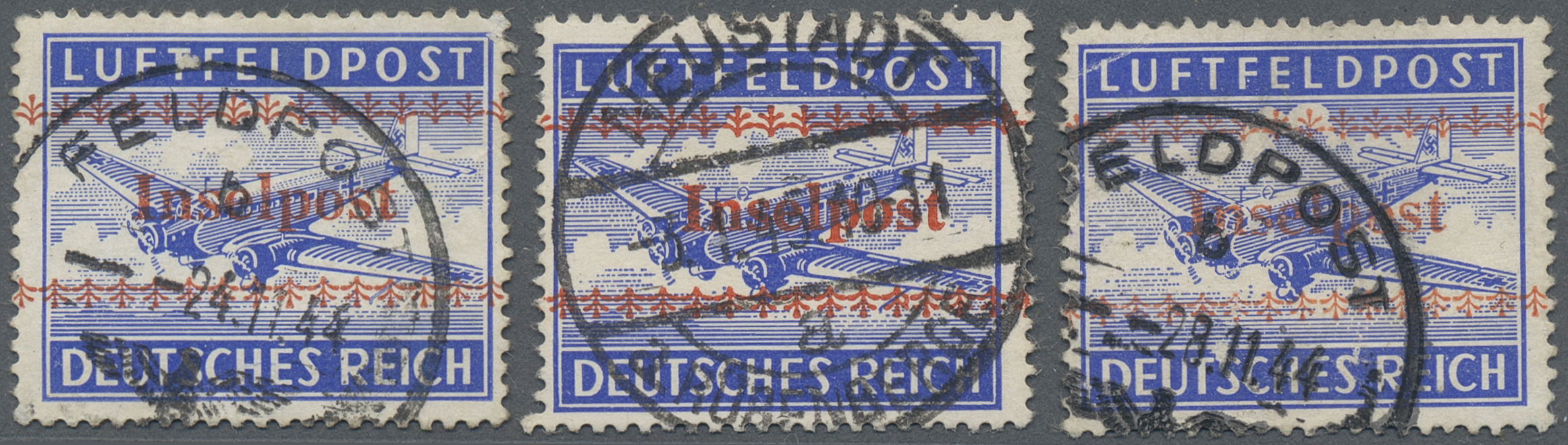 Lot 06059 - feldpostmarken - Auktionshaus Christoph Gärtner GmbH & Co. KG 58th AUCTION - Day 2 Lot 06059 - feldpostmarken - Auktionshaus Christoph Gärtner GmbH & Co. KG 58th AUCTION - Day 2