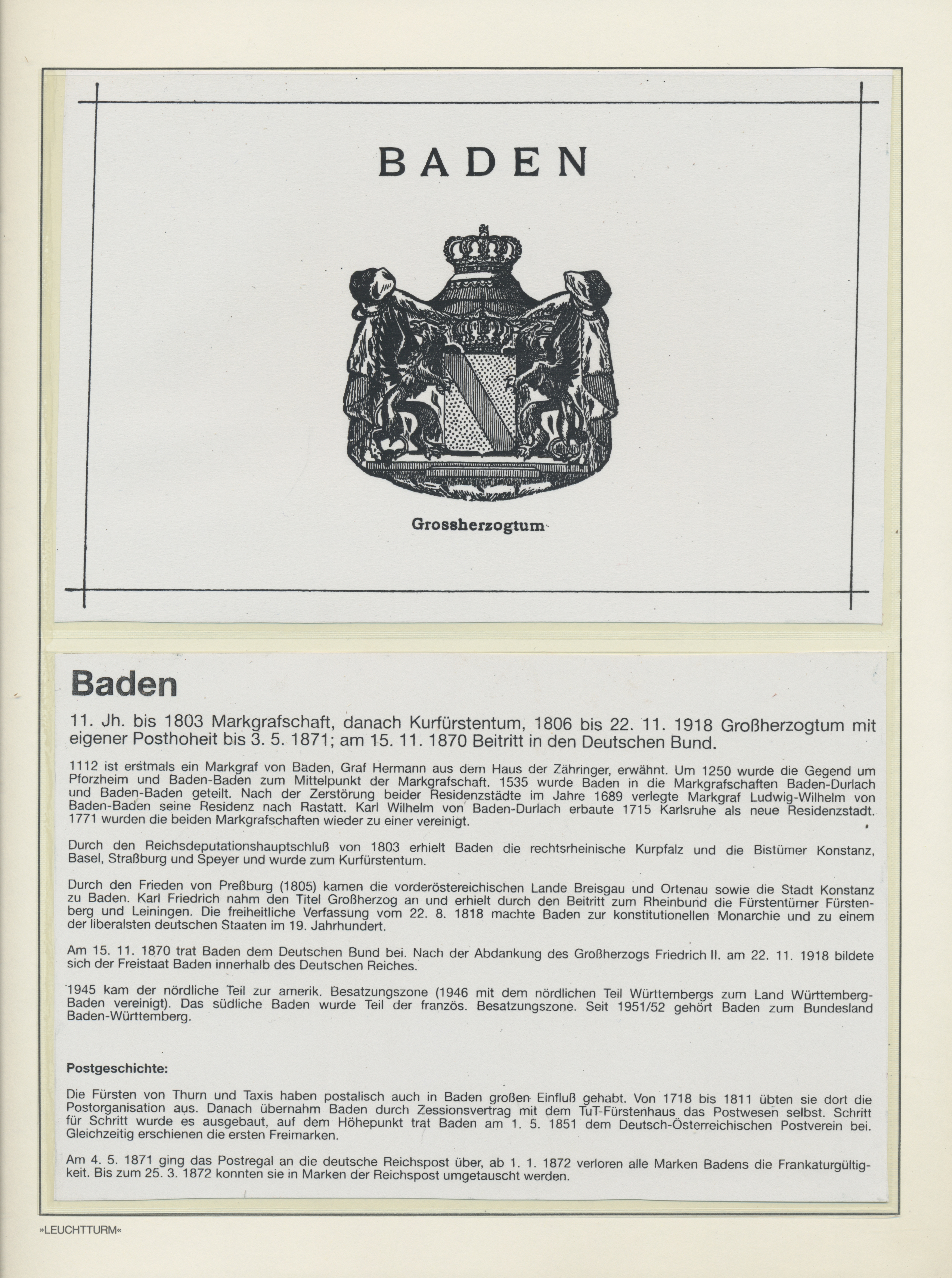 Lot 16723 - Baden - Marken und Briefe  -  Auktionshaus Christoph Gärtner GmbH & Co. KG 52nd Auction - Day 6