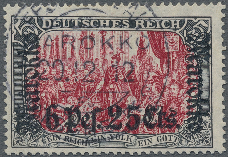 Lot 1226 - deutsche post in marokko - Auction #211 Lot 1226 - deutsche post in marokko - Auction #211
