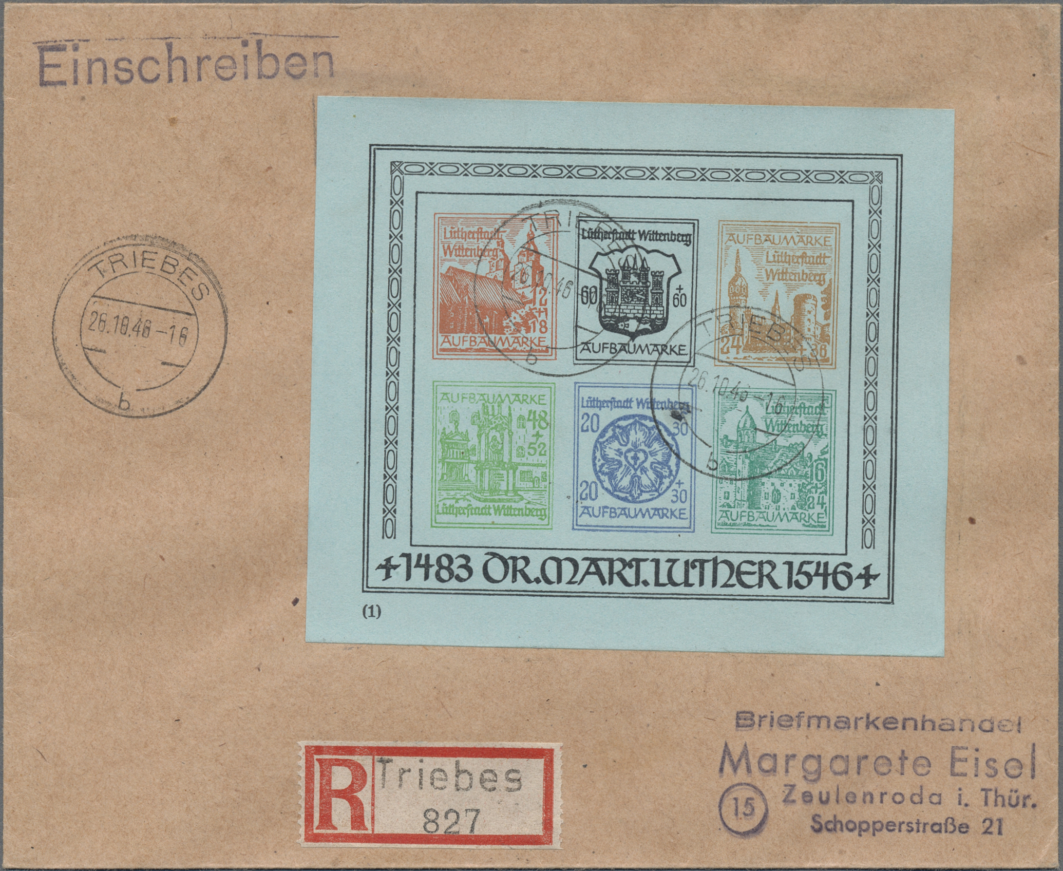 Lot 06144 - deutsche lokalausgaben ab 1945 - Auktionshaus Christoph Gärtner GmbH & Co. KG 58th AUCTION - Day 2 Lot 06144 - deutsche lokalausgaben ab 1945 - Auktionshaus Christoph Gärtner GmbH & Co. KG 58th AUCTION - Day 2