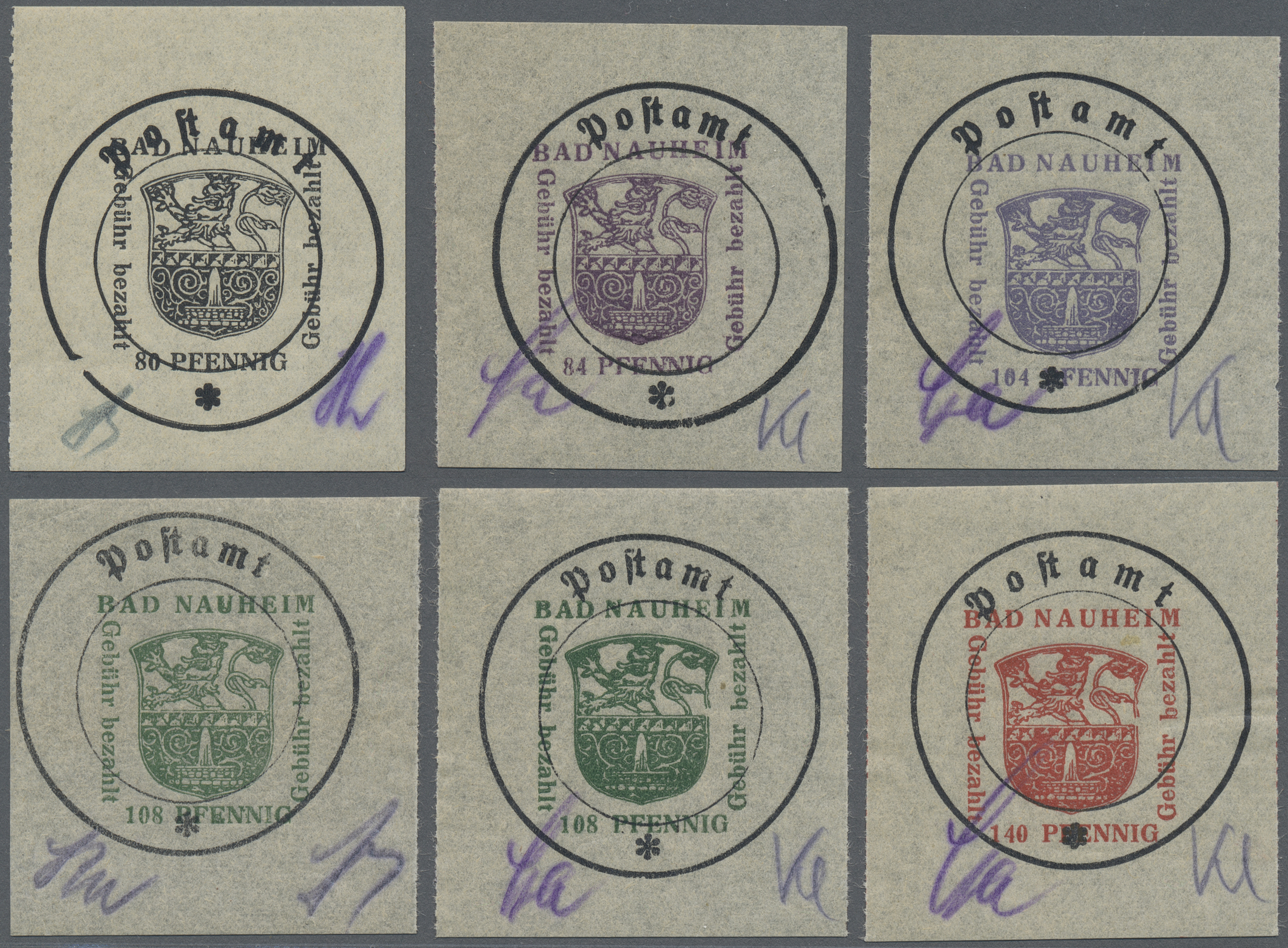 Lot 06101 - deutsche lokalausgaben ab 1945  -  Auktionshaus Christoph Gärtner GmbH & Co. KG 58th AUCTION - Day 2