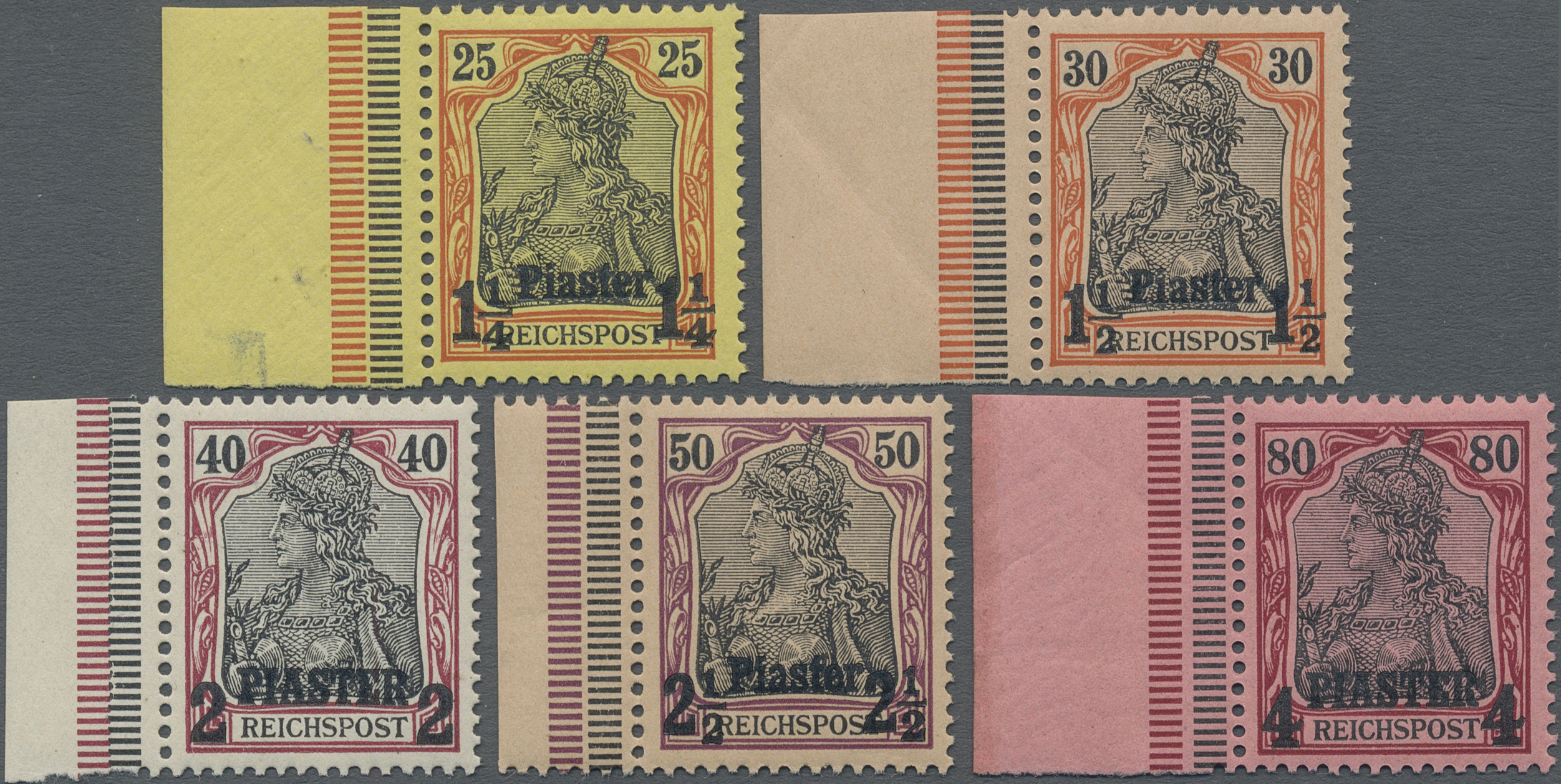 Lot 1237 - Deutsche Post in der Türkei - Auktionshaus Edgar Mohrmann & Co. Internat. Briefmarken-Auktionen GmhH Auction #211 Lot 1237 - Deutsche Post in der Türkei - Auktionshaus Edgar Mohrmann & Co. Internat. Briefmarken-Auktionen GmhH Auction #211