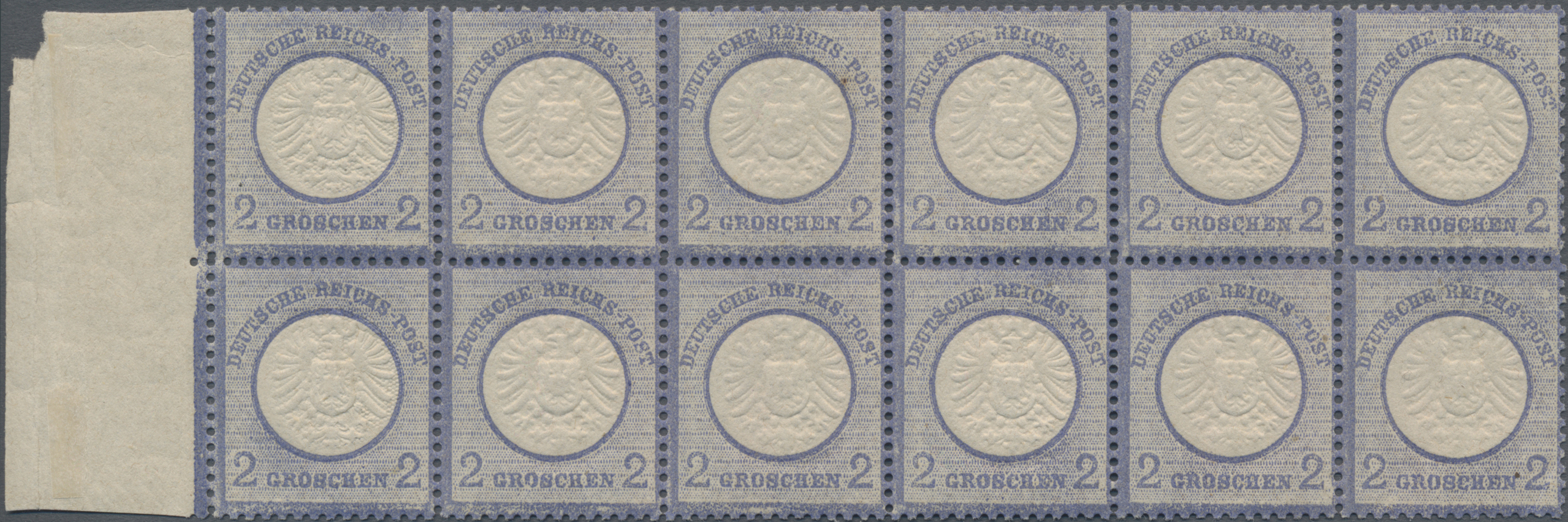Lot 836 - Deutsches Reich - Brustschild - Auktionshaus Edgar Mohrmann & Co. Internat. Briefmarken-Auktionen GmhH Auction #211 Lot 836 - Deutsches Reich - Brustschild - Auktionshaus Edgar Mohrmann & Co. Internat. Briefmarken-Auktionen GmhH Auction #211