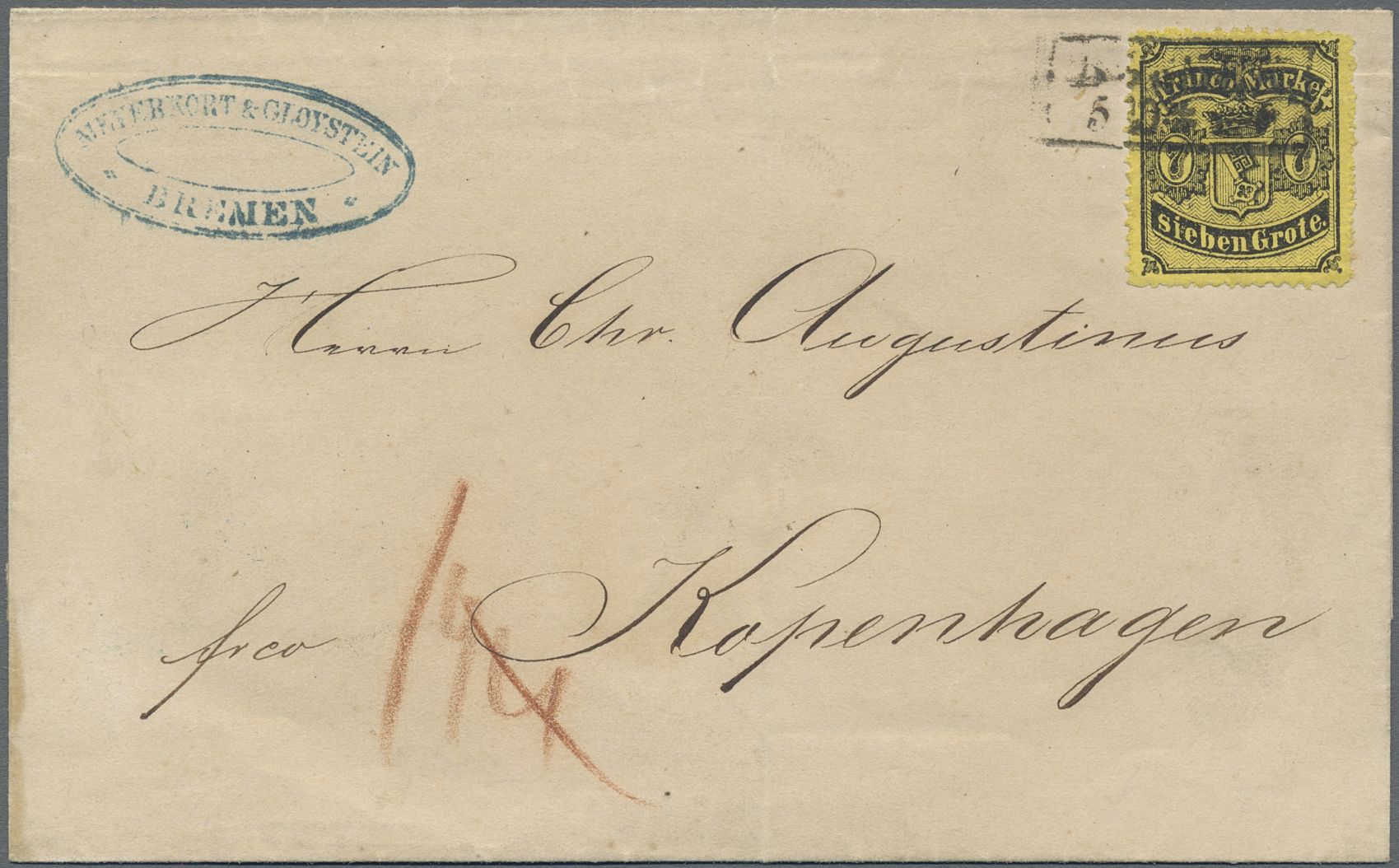 Lot 364 - Bremen - Marken und Briefe - Auktionshaus Edgar Mohrmann & Co. Internat. Briefmarken-Auktionen GmhH Auction #211 Lot 364 - Bremen - Marken und Briefe - Auktionshaus Edgar Mohrmann & Co. Internat. Briefmarken-Auktionen GmhH Auction #211