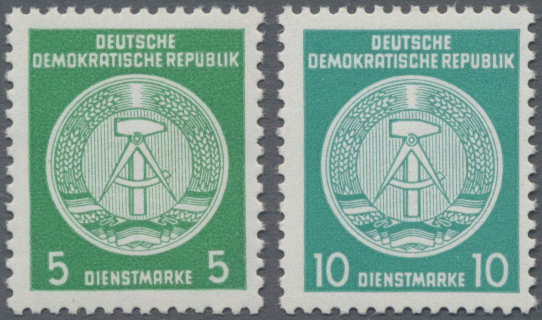 Lot 06485 - DDR - Dienstmarken A (Verwaltungspost B)  -  Auktionshaus Christoph Gärtner GmbH & Co. KG 57th AUCTION - Day 3