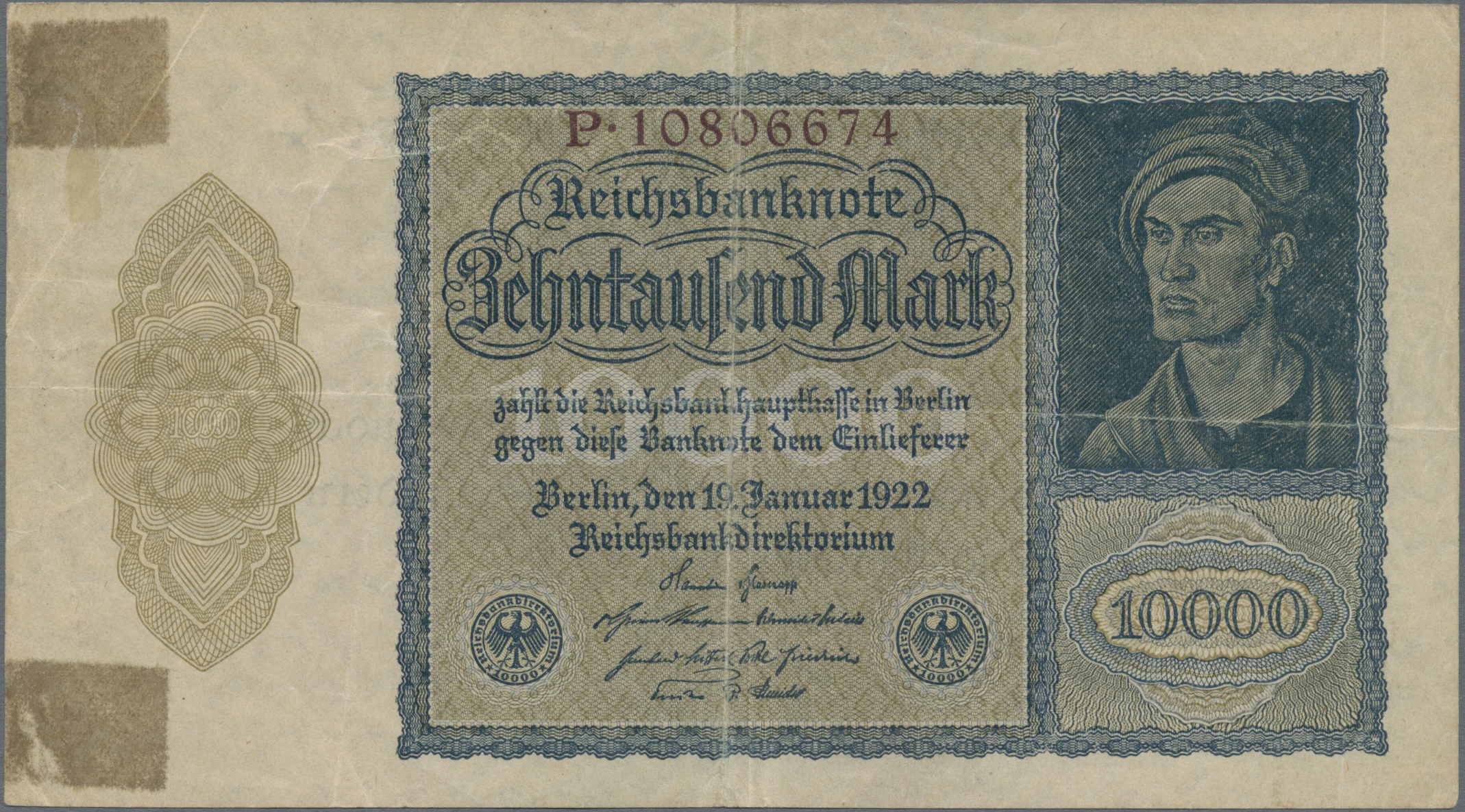Lot 14827 - Deutschland - Sonstige | Banknoten  -  Auktionshaus Christoph Gärtner GmbH & Co. KG 53rd AUCTION - Day 6 Coins/Banknotes