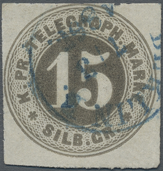 Lot 496 - Preußen - Telegrafenmarken - Auction #211 Lot 496 - Preußen - Telegrafenmarken - Auction #211