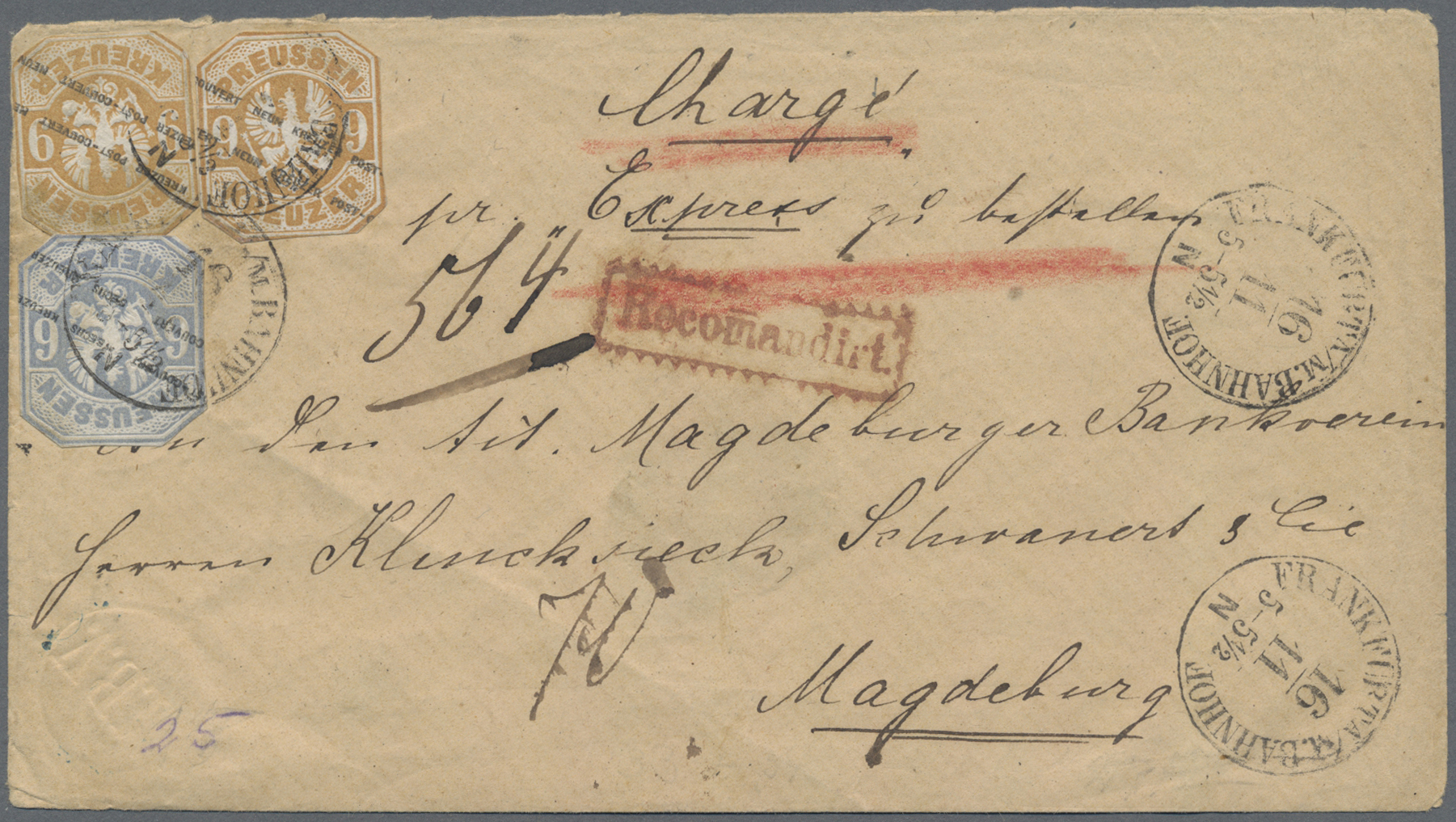 Lot 497 - Preußen - Ganzsachenausschnitte - Auction #211 Lot 497 - Preußen - Ganzsachenausschnitte - Auction #211