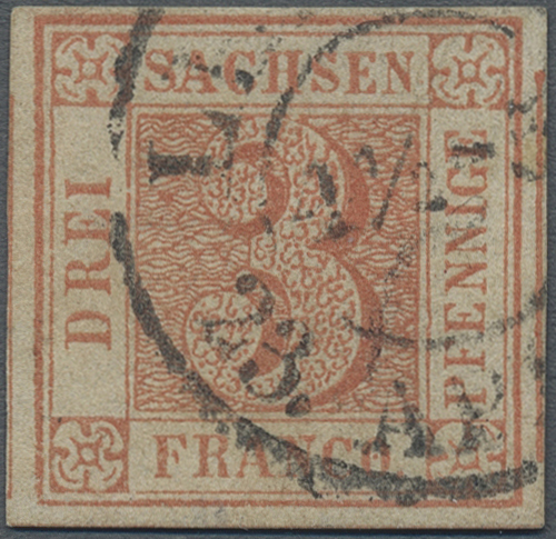 Lot 500 - Sachsen - Marken und Briefe - Auction #211 Lot 500 - Sachsen - Marken und Briefe - Auction #211