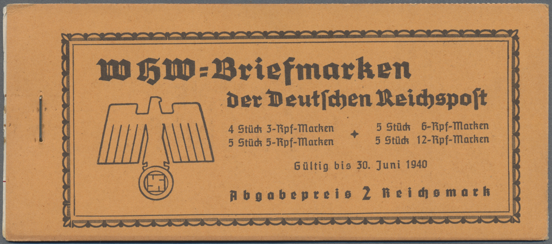 Lot 05257 - Deutsches Reich - Markenheftchen - Auktionshaus Christoph Gärtner GmbH & Co. KG 57th AUCTION - Day 3 Lot 05257 - Deutsches Reich - Markenheftchen - Auktionshaus Christoph Gärtner GmbH & Co. KG 57th AUCTION - Day 3