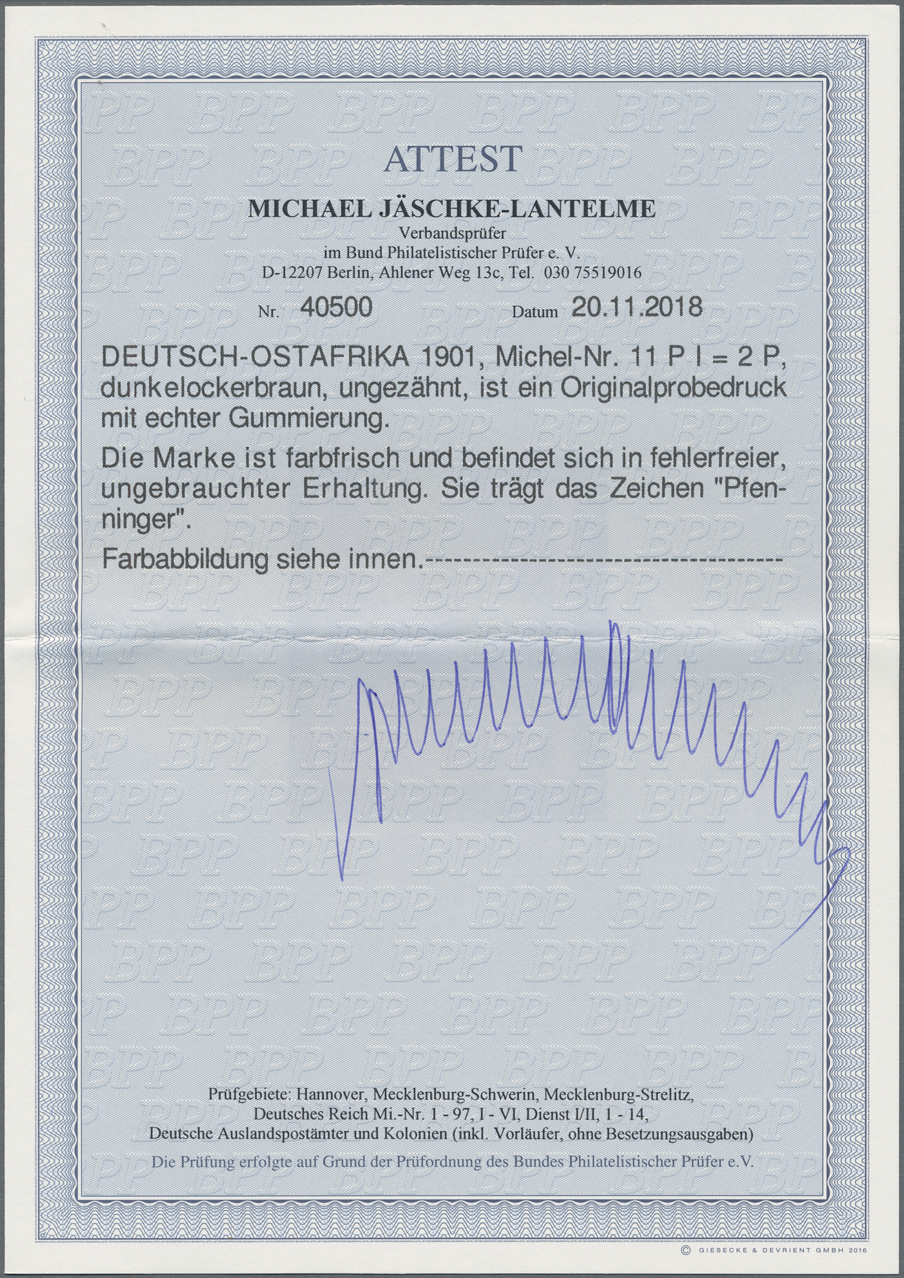 Lot 1245 - deutsch-ostafrika  -   Auction #211