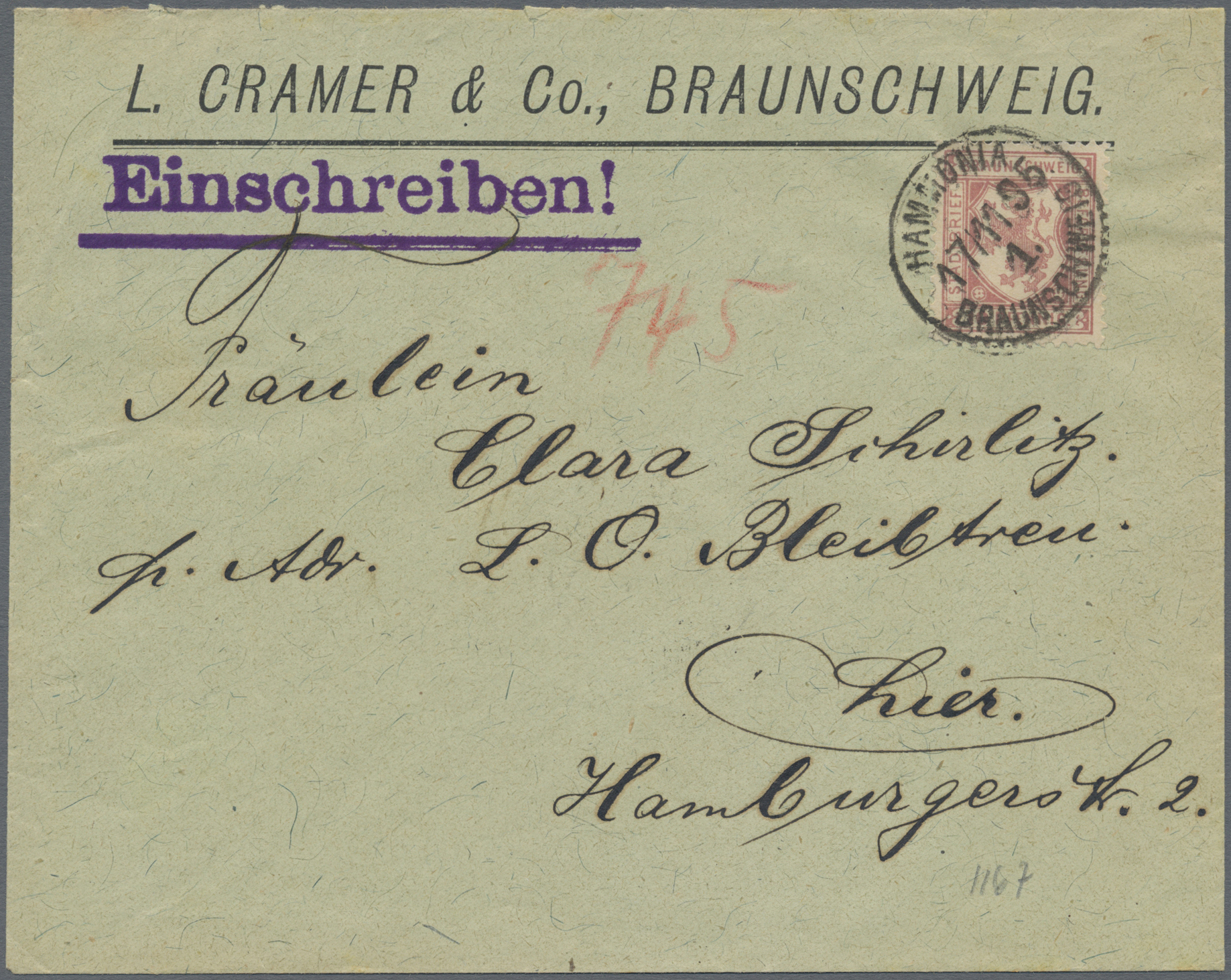 Lot 05342 - Deutsches Reich - Privatpost (Stadtpost) - Auktionshaus Christoph Gärtner GmbH & Co. KG 57th AUCTION - Day 3 Lot 05342 - Deutsches Reich - Privatpost (Stadtpost) - Auktionshaus Christoph Gärtner GmbH & Co. KG 57th AUCTION - Day 3