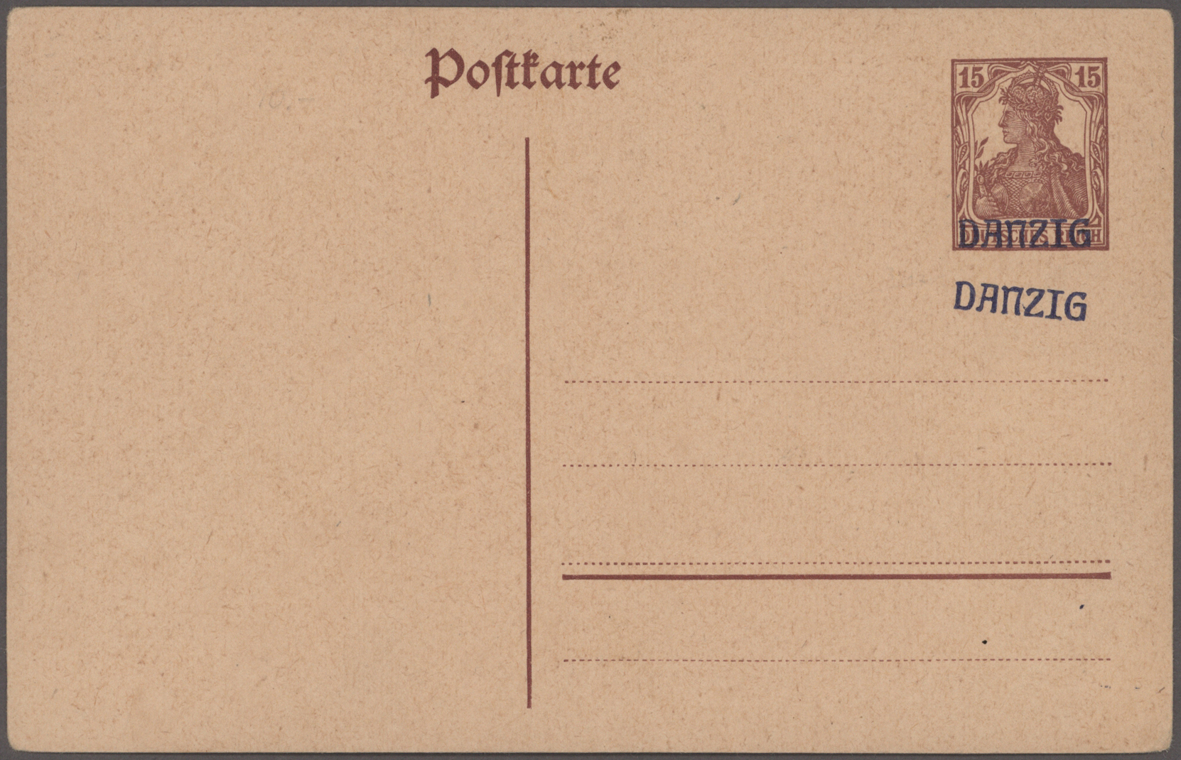 Lot 14554 - Danzig - Ganzsachen - Auktionshaus Christoph Gärtner GmbH & Co. KG 58th AUCTION - Day 5 Lot 14554 - Danzig - Ganzsachen - Auktionshaus Christoph Gärtner GmbH & Co. KG 58th AUCTION - Day 5