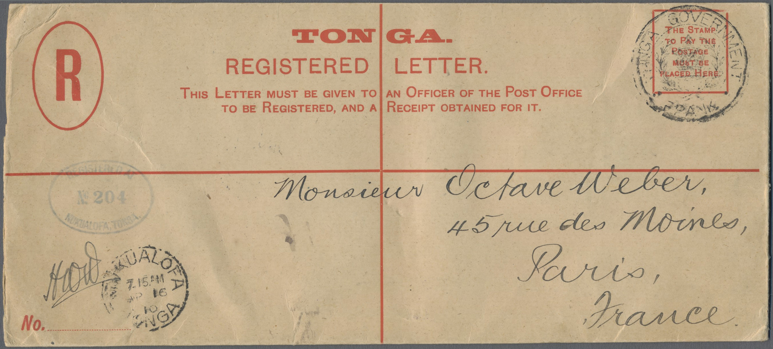 Lot 02217 - Tonga - Ganzsachen - Auktionshaus Christoph Gärtner GmbH & Co. KG 58th AUCTION - Day 2 Lot 02217 - Tonga - Ganzsachen - Auktionshaus Christoph Gärtner GmbH & Co. KG 58th AUCTION - Day 2
