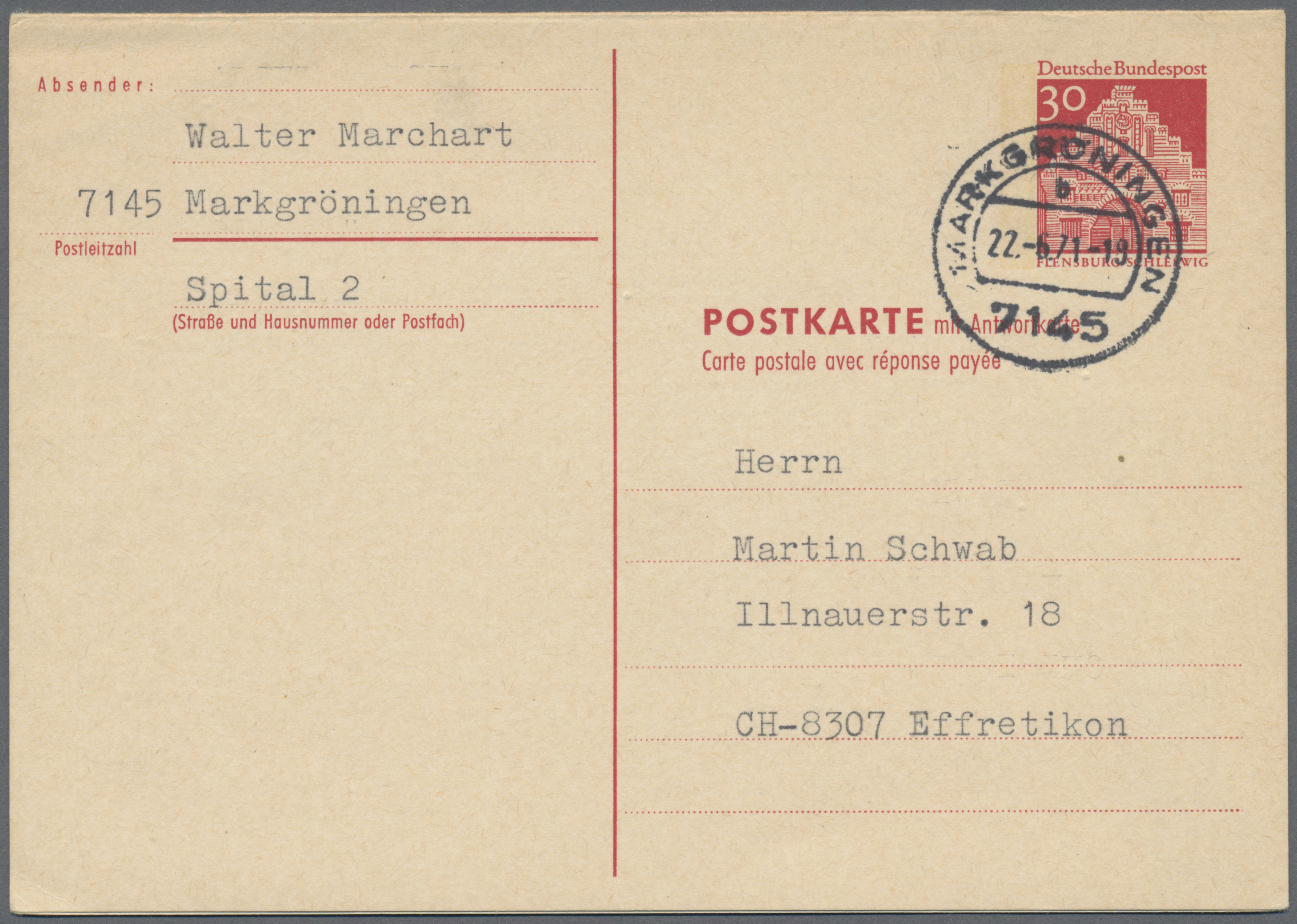 Lot 37701 - Bundesrepublik - Ganzsachen  -  Auktionshaus Christoph Gärtner GmbH & Co. KG Sale #44 Collections Germany