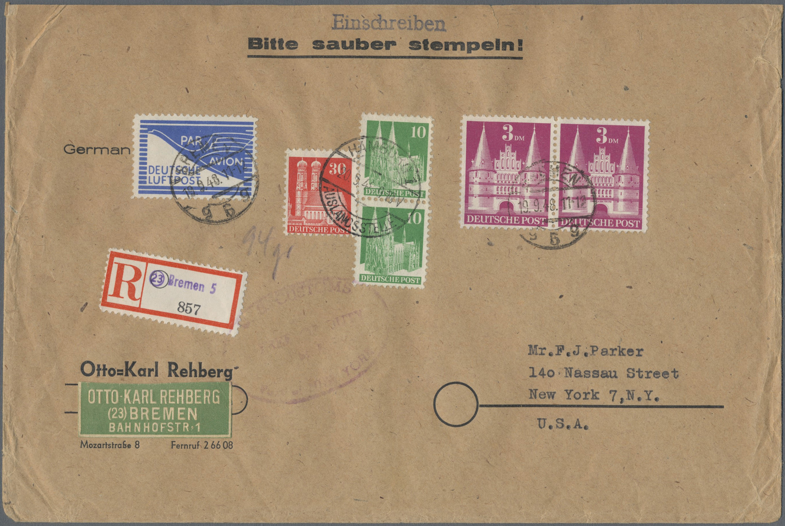 Lot 06724 - bizone - Auktionshaus Christoph Gärtner GmbH & Co. KG 57th AUCTION - Day 3 Lot 06724 - bizone - Auktionshaus Christoph Gärtner GmbH & Co. KG 57th AUCTION - Day 3