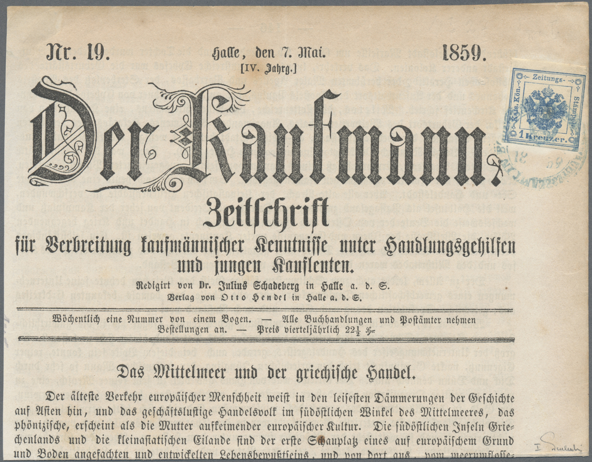 Lot 03960 - Österreich - Zeitungsstempelmarken - Auktionshaus Christoph Gärtner GmbH & Co. KG 57th AUCTION - Day 2 Lot 03960 - Österreich - Zeitungsstempelmarken - Auktionshaus Christoph Gärtner GmbH & Co. KG 57th AUCTION - Day 2