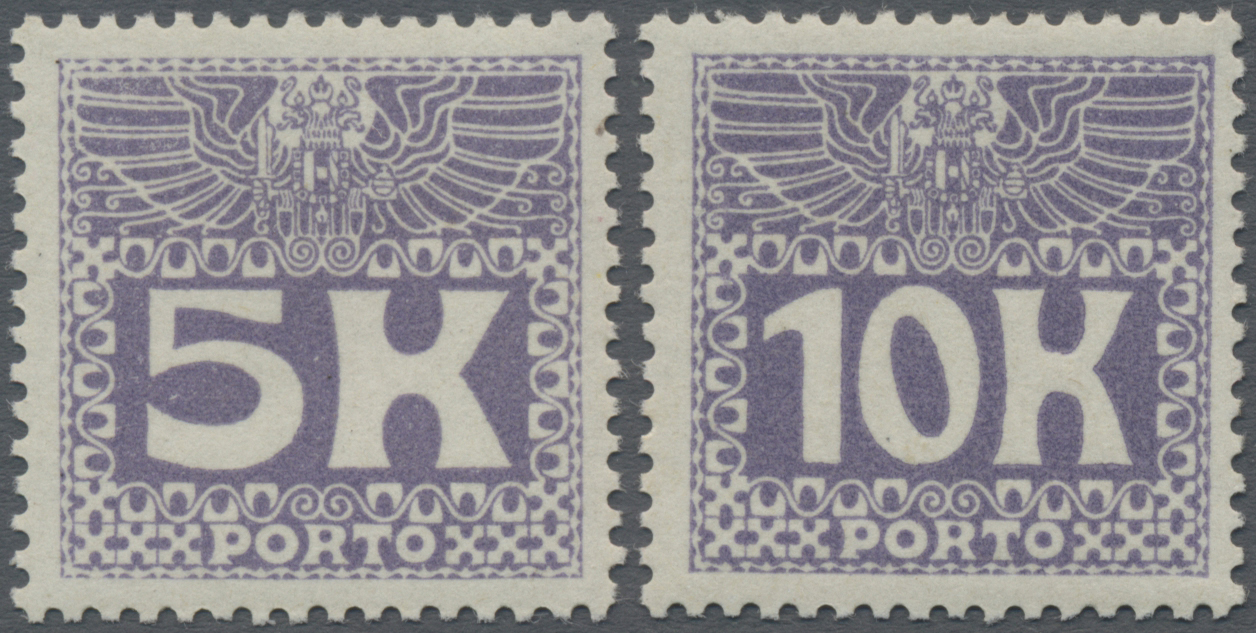 Lot 03950 - Österreich - Portomarken - Auktionshaus Christoph Gärtner GmbH & Co. KG 57th AUCTION - Day 2 Lot 03950 - Österreich - Portomarken - Auktionshaus Christoph Gärtner GmbH & Co. KG 57th AUCTION - Day 2