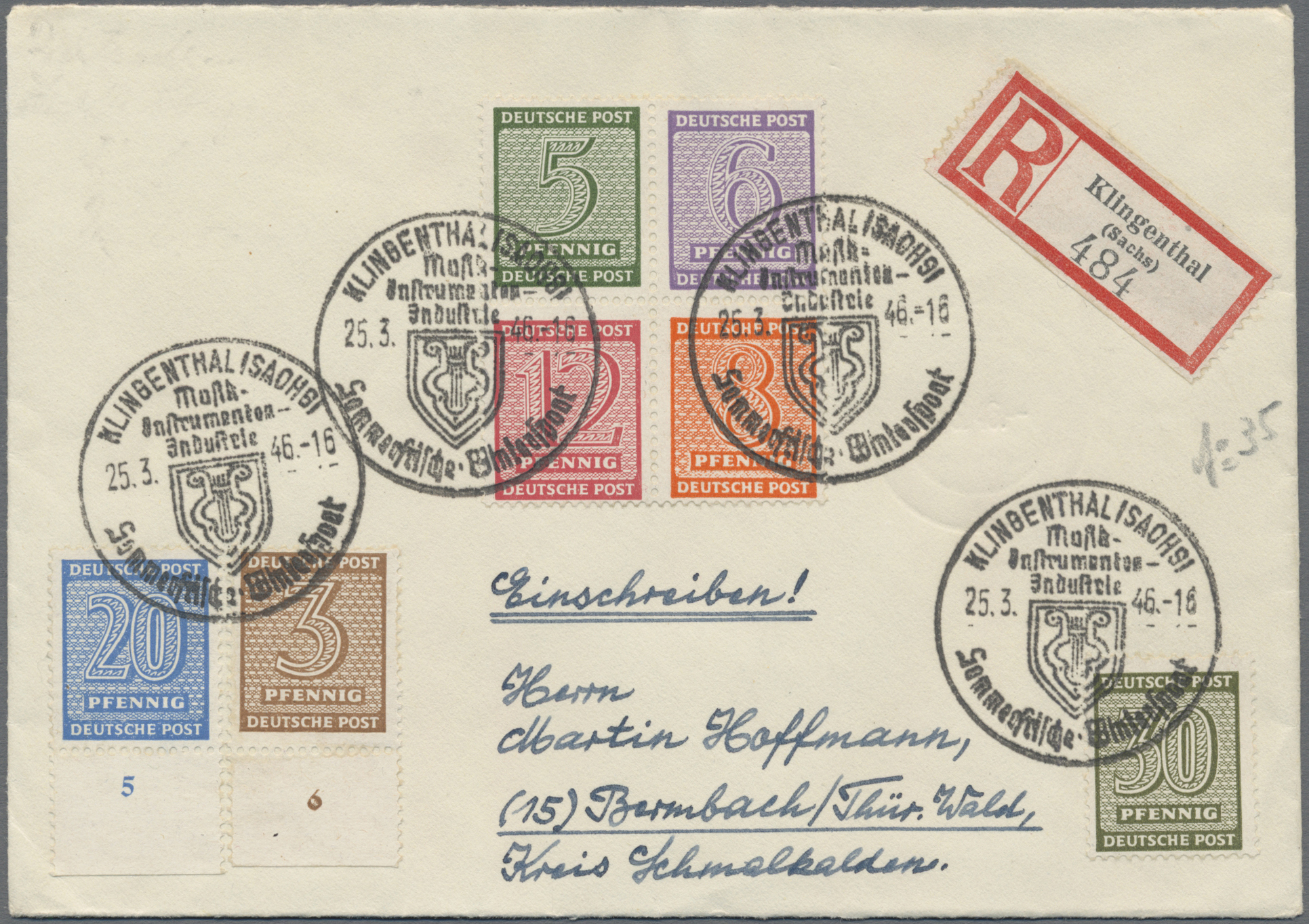 Lot 06420 - Sowjetische Zone - West-Sachsen  -  Auktionshaus Christoph Gärtner GmbH & Co. KG 57th AUCTION - Day 3
