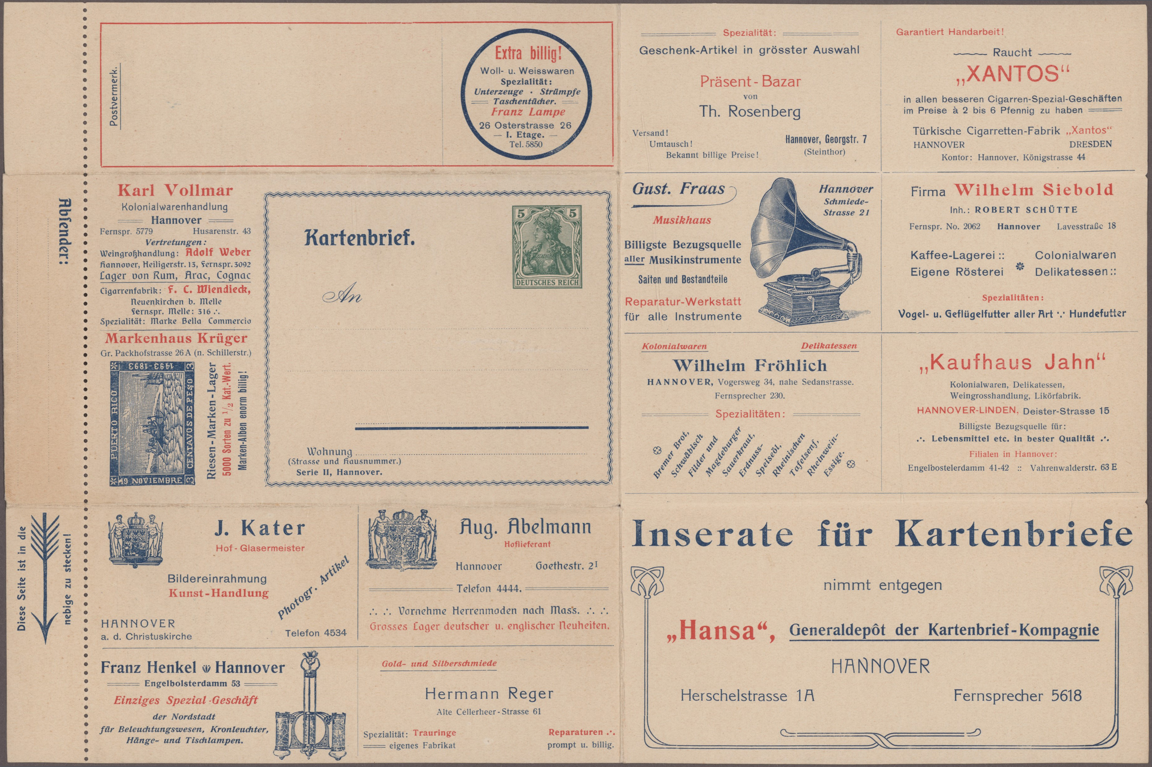 Lot 05394 - Deutsches Reich - Privatganzsachen - Auktionshaus Christoph Gärtner GmbH & Co. KG 57th AUCTION - Day 3 Lot 05394 - Deutsches Reich - Privatganzsachen - Auktionshaus Christoph Gärtner GmbH & Co. KG 57th AUCTION - Day 3