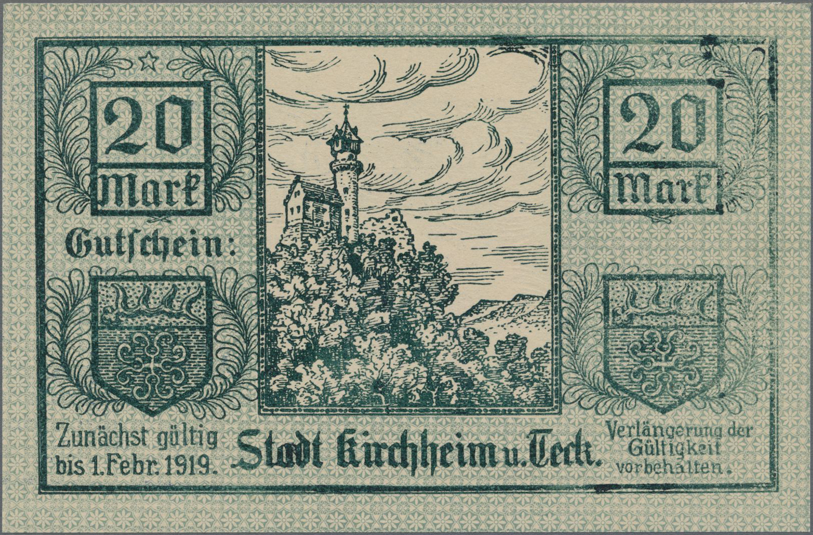 Lot 14784 - Deutschland - Notgeld - Württemberg | Banknoten - Auktionshaus Christoph Gärtner GmbH & Co. KG 53rd AUCTION - Day 6 Coins & Banknotes Lot 14784 - Deutschland - Notgeld - Württemberg | Banknoten - Auktionshaus Christoph Gärtner GmbH & Co. KG 53rd AUCTION - Day 6 Coins & Banknotes