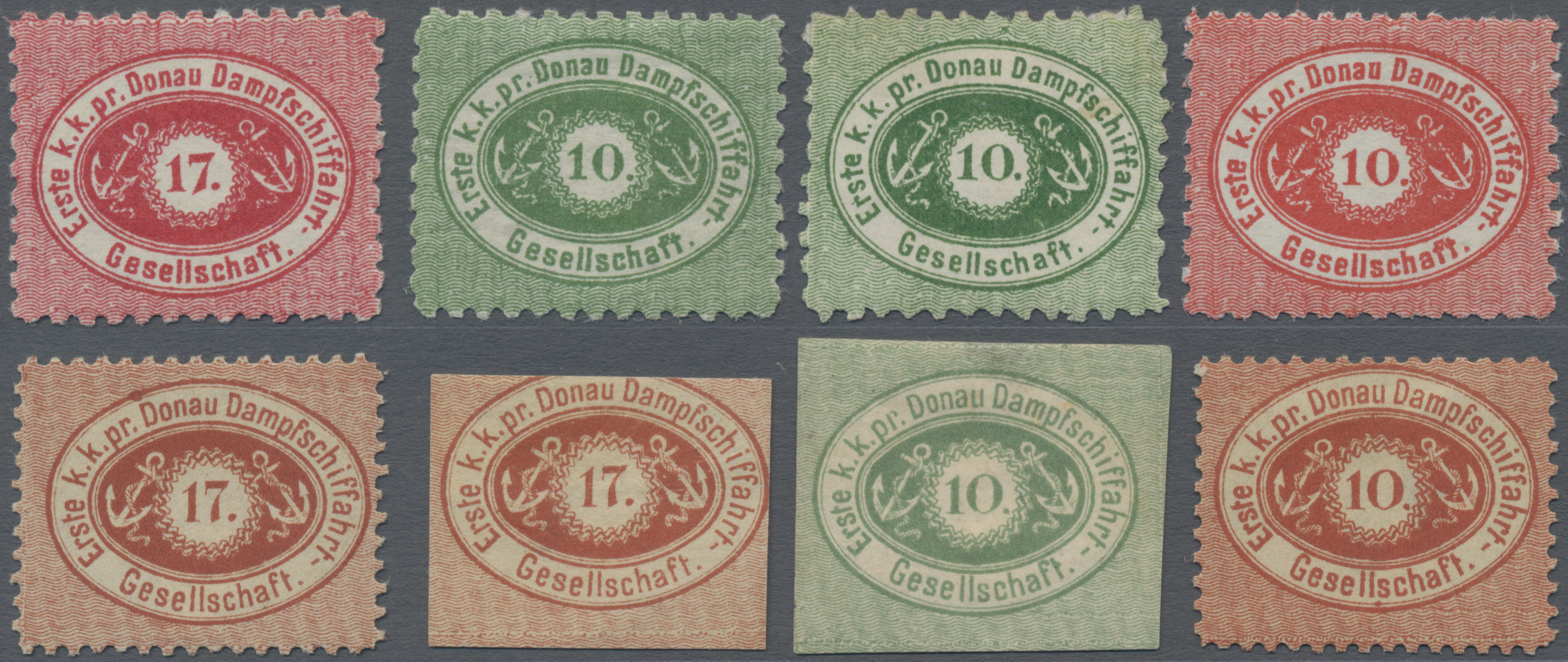 Lot 04017 - Österreich - Donau-Dampfschifffahrtsgesellschaft - Auktionshaus Christoph Gärtner GmbH & Co. KG 57th AUCTION - Day 2 Lot 04017 - Österreich - Donau-Dampfschifffahrtsgesellschaft - Auktionshaus Christoph Gärtner GmbH & Co. KG 57th AUCTION - Day 2