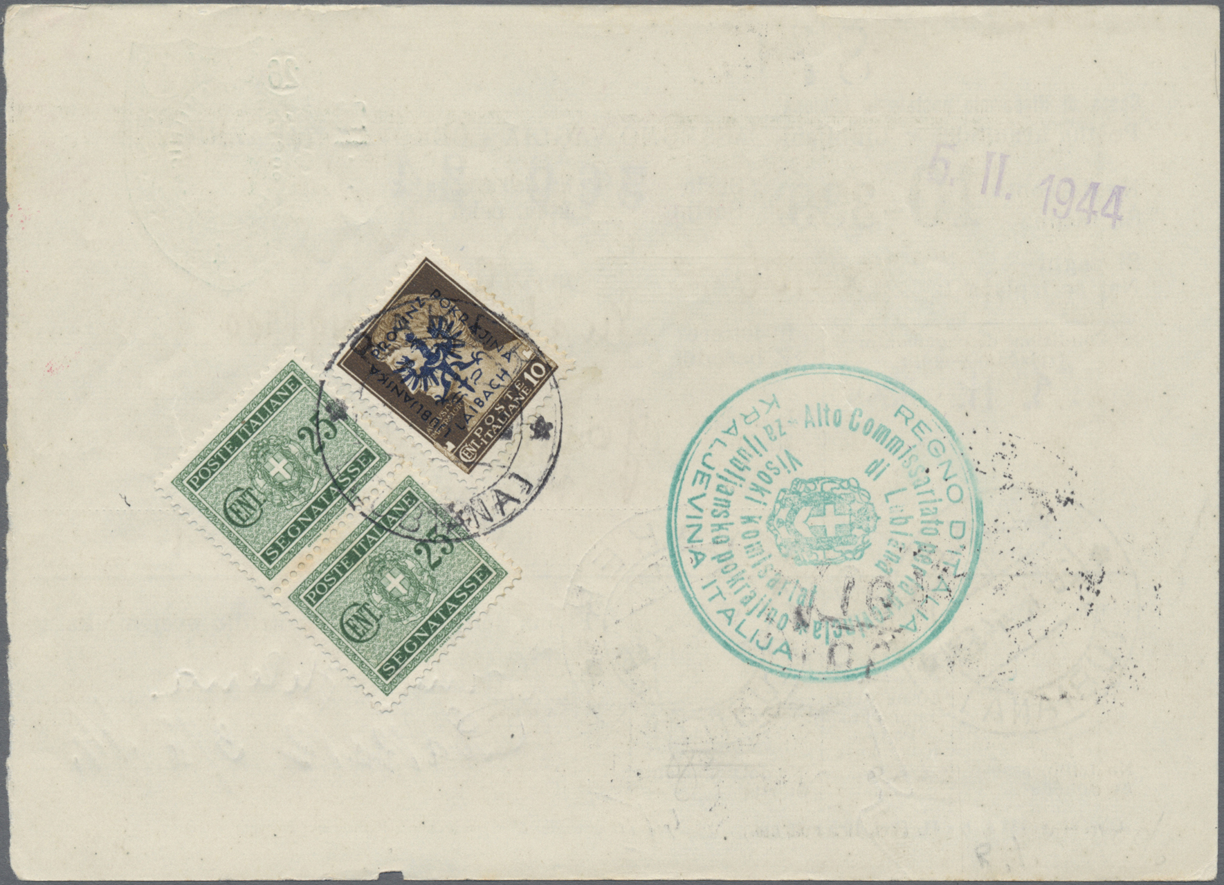 Lot 06054 - Dt. Besetzung II WK - Laibach  -  Auktionshaus Christoph Gärtner GmbH & Co. KG 55th AUCTION - Day 3