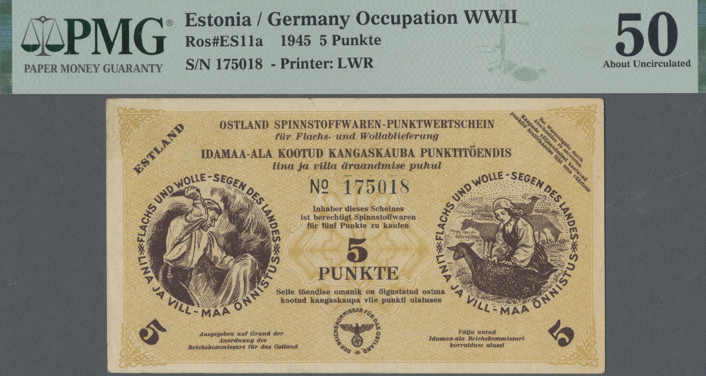 Lot 00184 - Estonia / Estland | Banknoten - Auktionshaus Christoph Gärtner GmbH & Co. KG 57th AUCTION - Day 1 Lot 00184 - Estonia / Estland | Banknoten - Auktionshaus Christoph Gärtner GmbH & Co. KG 57th AUCTION - Day 1
