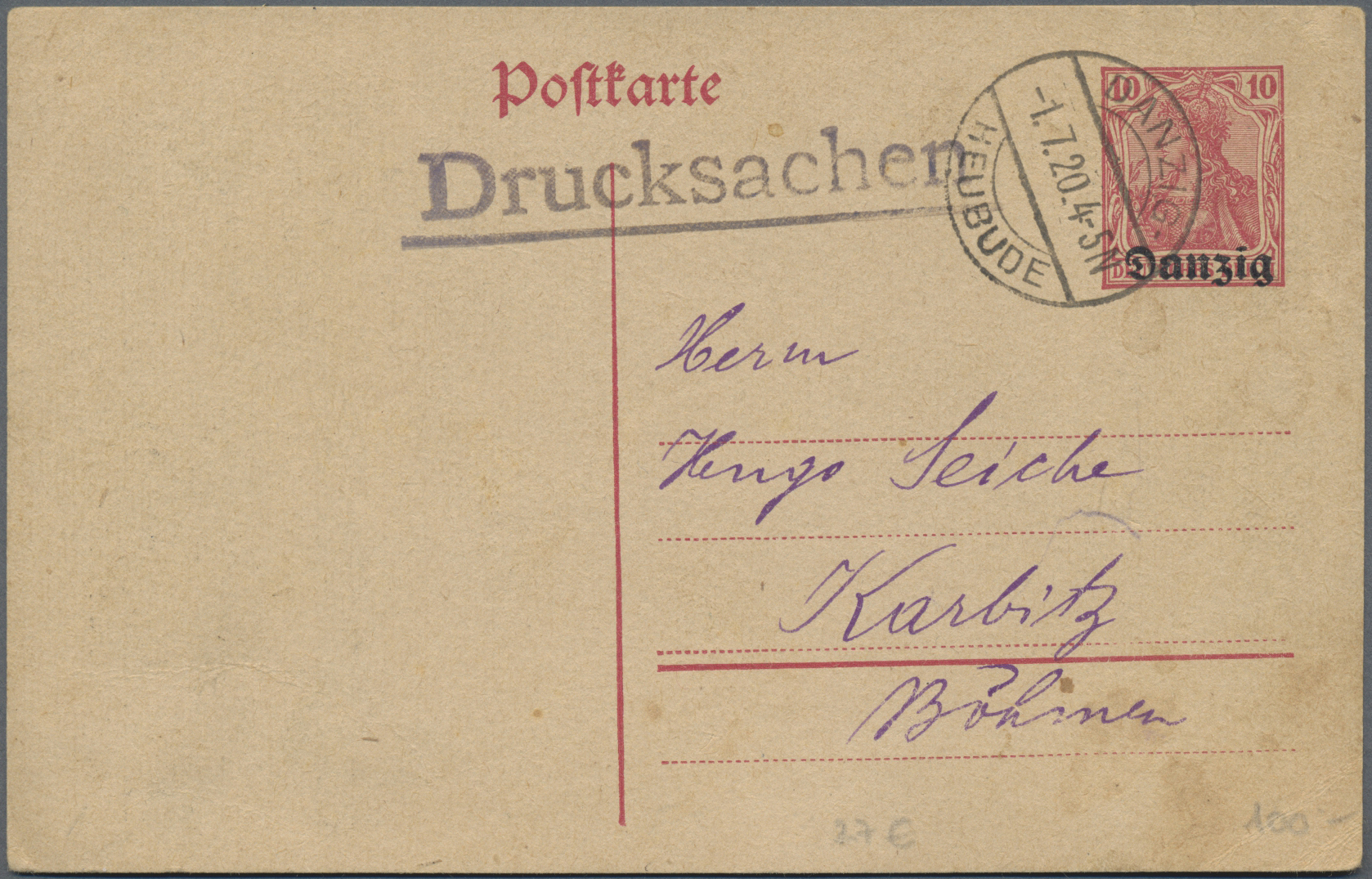 Lot 36896 - Deutsches Reich - Nebengebiete  -  Auktionshaus Christoph Gärtner GmbH & Co. KG Sale #44 Collections Germany