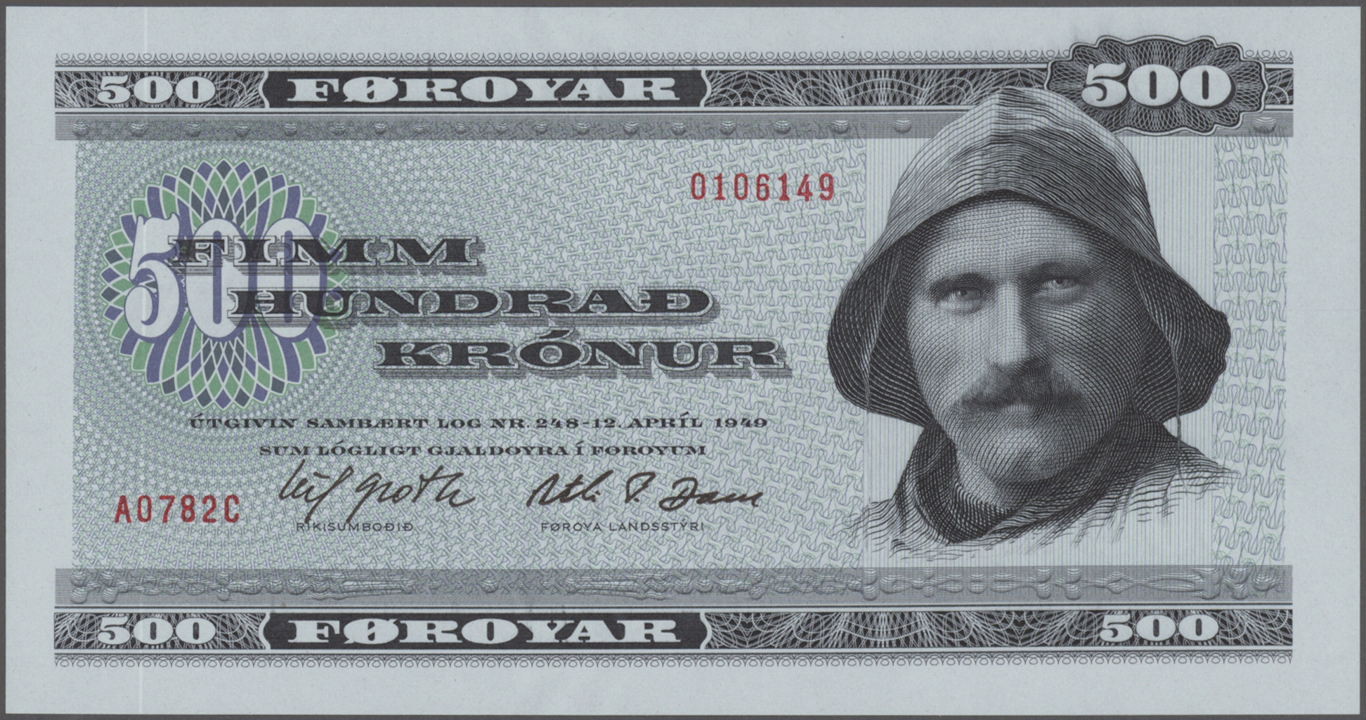 Lot 00185 - Faeroe Islands / Färöer | Banknoten - Auktionshaus Christoph Gärtner GmbH & Co. KG 57th AUCTION - Day 1 Lot 00185 - Faeroe Islands / Färöer | Banknoten - Auktionshaus Christoph Gärtner GmbH & Co. KG 57th AUCTION - Day 1