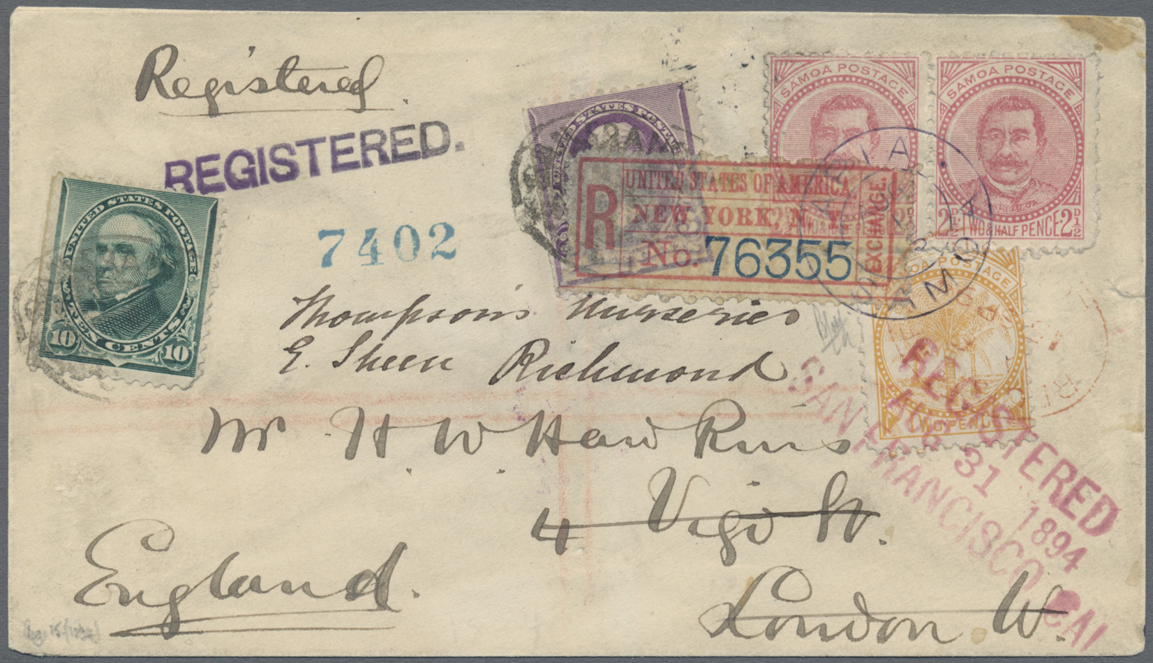 Lot 104 - samoa - Auction #211 Lot 104 - samoa - Auction #211