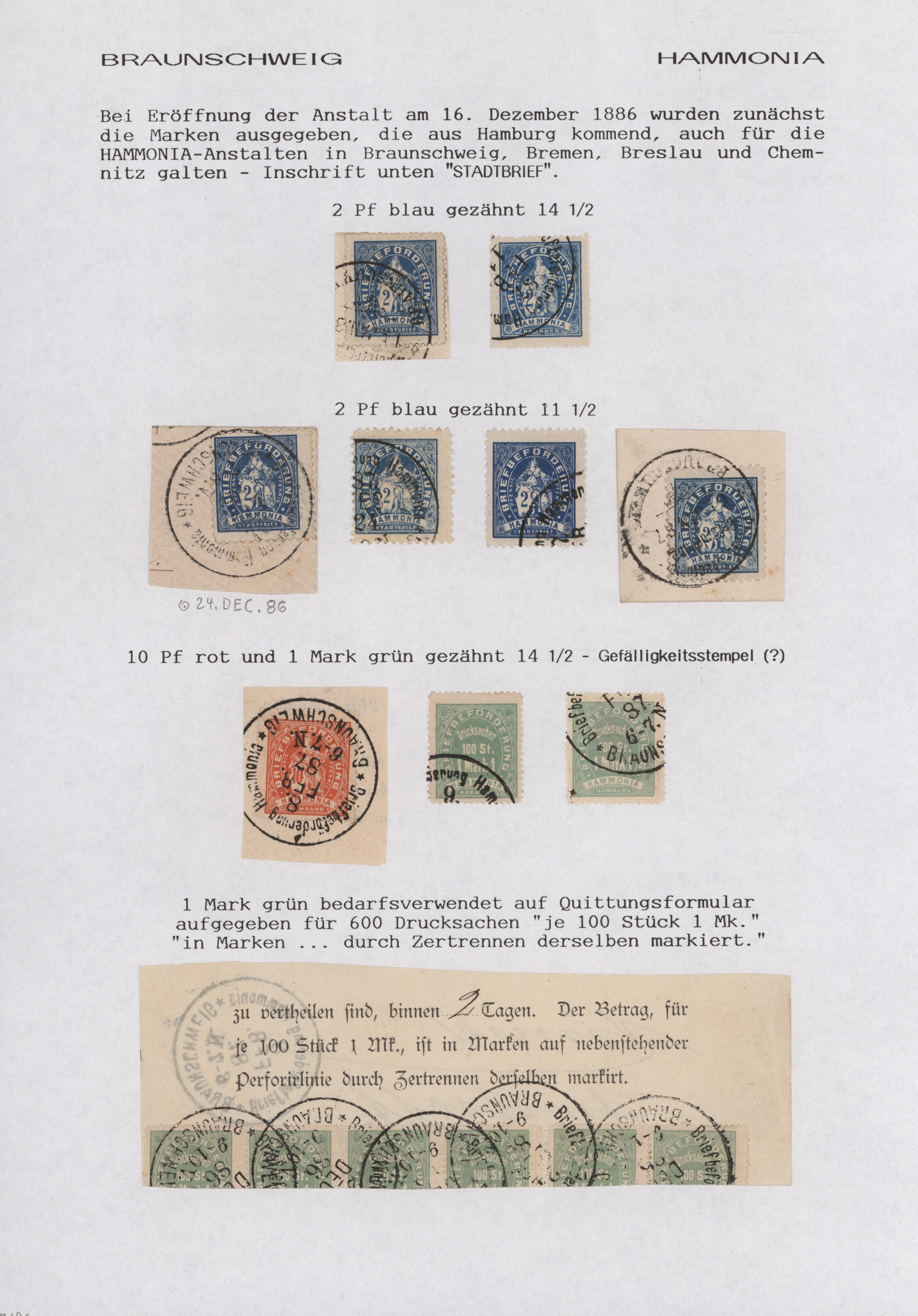 Lot 10772 - Deutsches Reich - Privatpost (Stadtpost) - Auktionshaus Christoph Gärtner GmbH & Co. KG 57th AUCTION - Day 5 Lot 10772 - Deutsches Reich - Privatpost (Stadtpost) - Auktionshaus Christoph Gärtner GmbH & Co. KG 57th AUCTION - Day 5