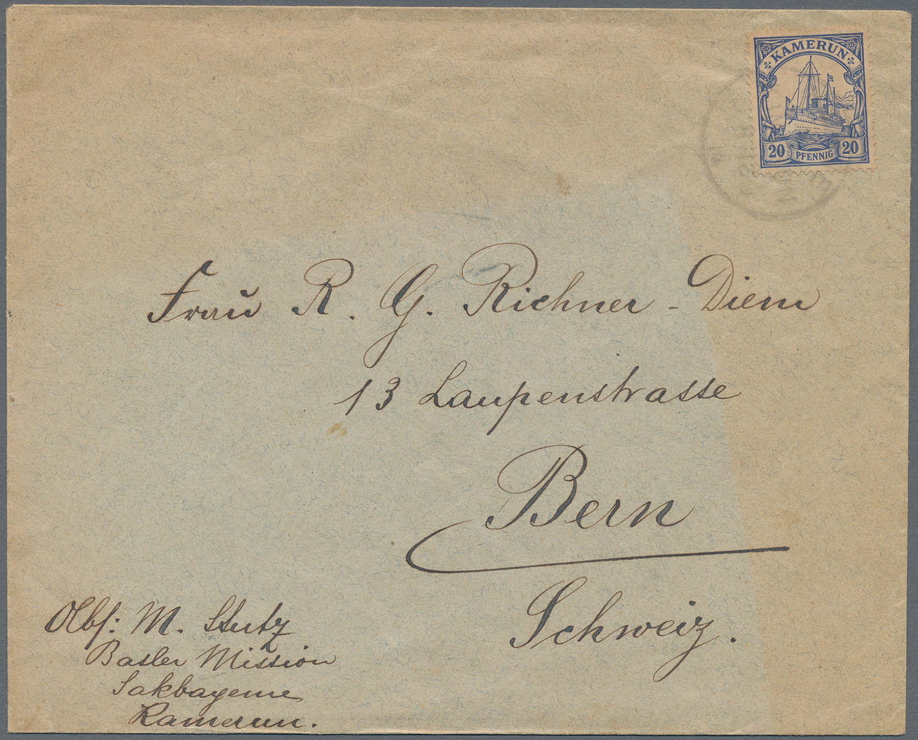 Lot 05625 - Deutsche Kolonien - Kamerun - Besonderheiten  -  Auktionshaus Christoph Gärtner GmbH & Co. KG 58th AUCTION - Day 2