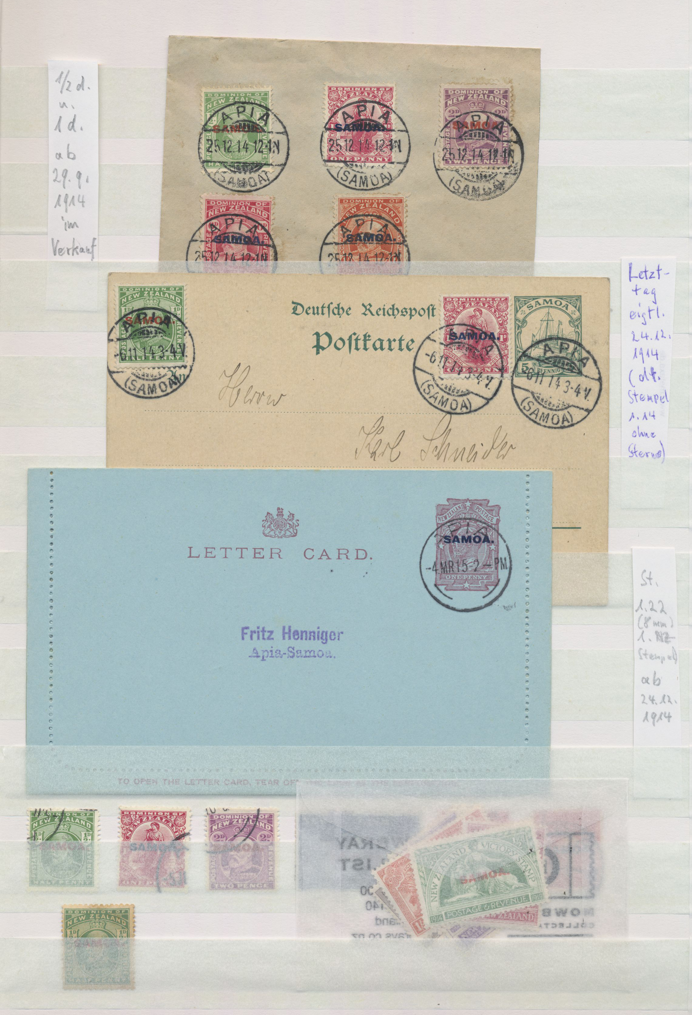 Lot 2008 - samoa - Auction #211 Lot 2008 - samoa - Auction #211