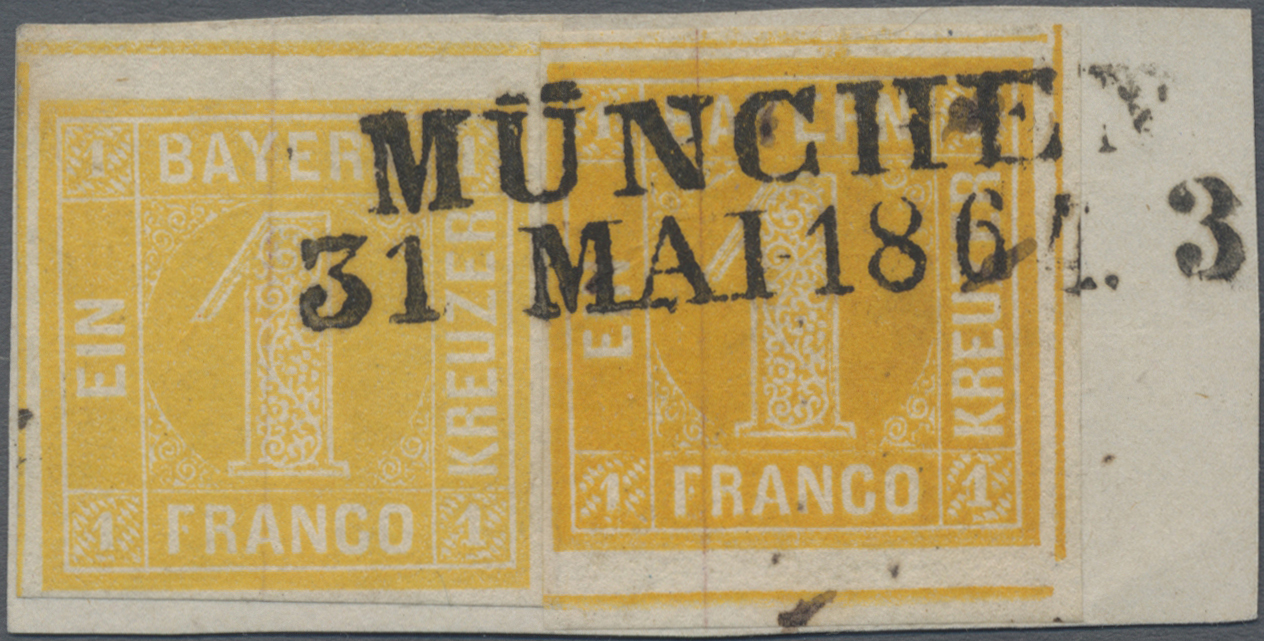 Lot 281 - Bayern - Marken und Briefe  -  Auktionshaus Edgar Mohrmann & Co. Internat. Briefmarken-Auktionen GmhH Auction #211  