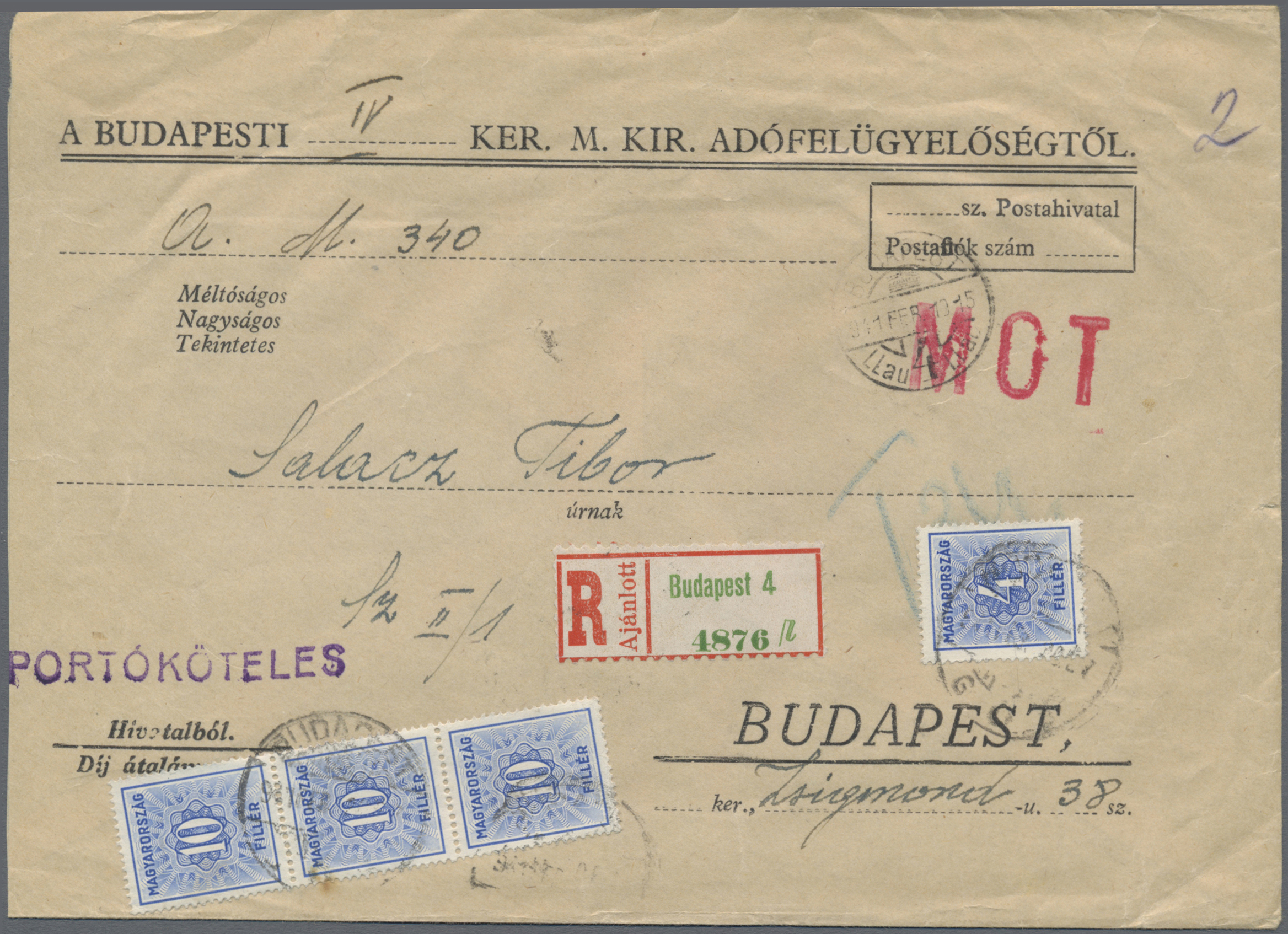 Lot 12816 - Ungarn - Portomarken - Auktionshaus Christoph Gärtner GmbH & Co. KG 58th AUCTION - Day 4 Lot 12816 - Ungarn - Portomarken - Auktionshaus Christoph Gärtner GmbH & Co. KG 58th AUCTION - Day 4