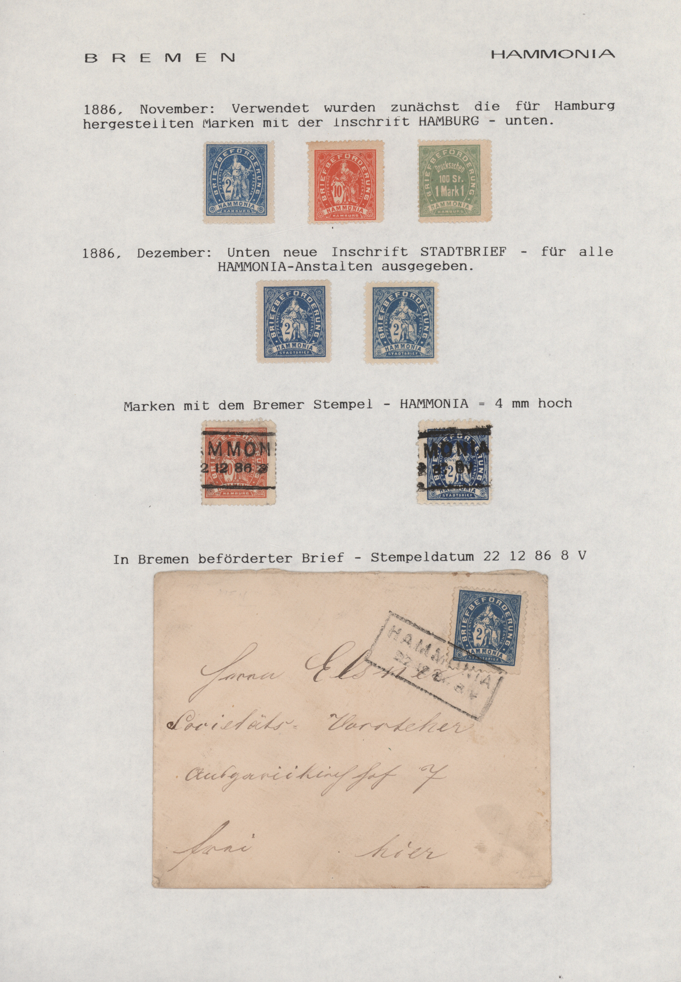 Lot 10797 - Deutsches Reich - Privatpost (Stadtpost) - Auktionshaus Christoph Gärtner GmbH & Co. KG 57th AUCTION - Day 5 Lot 10797 - Deutsches Reich - Privatpost (Stadtpost) - Auktionshaus Christoph Gärtner GmbH & Co. KG 57th AUCTION - Day 5