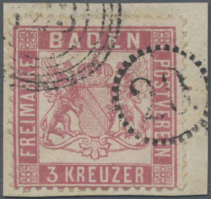 Lot 00253A - Baden - Marken und Briefe  -   Auction #211