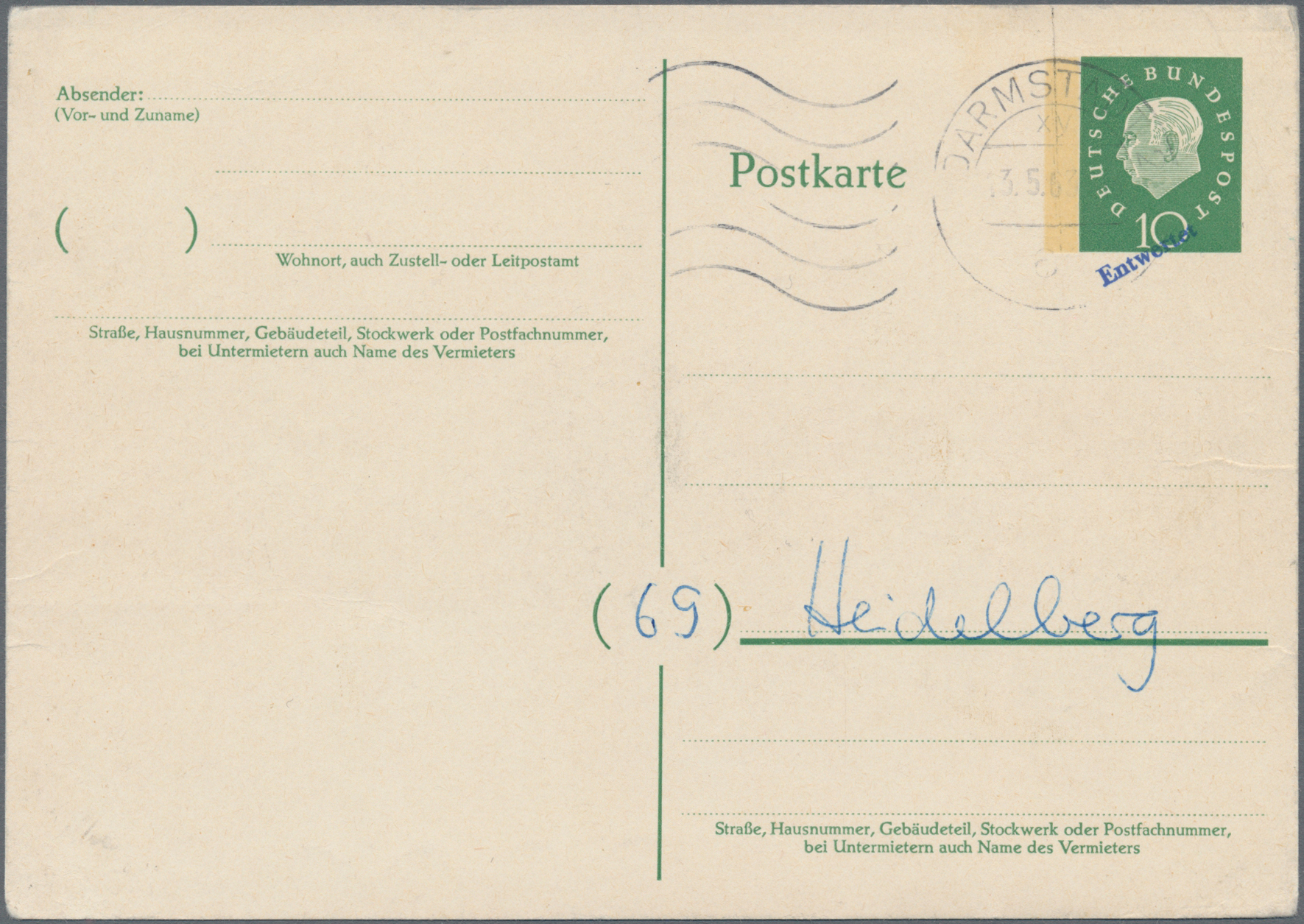 Lot 06753 - Bundesrepublik - Ganzsachen - Auktionshaus Christoph Gärtner GmbH & Co. KG 58th AUCTION - Day 2 Lot 06753 - Bundesrepublik - Ganzsachen - Auktionshaus Christoph Gärtner GmbH & Co. KG 58th AUCTION - Day 2
