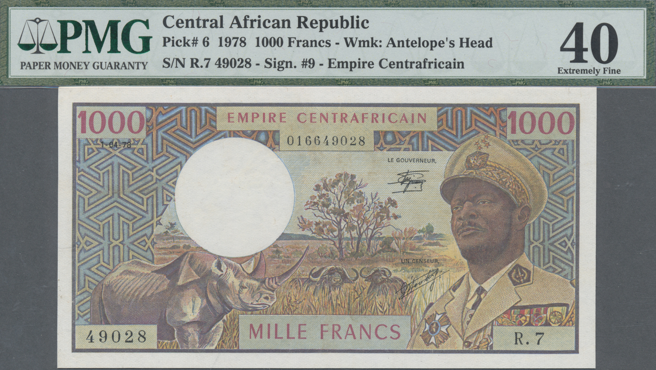 Lot 01304 - Central African Republic / Zentralafrikanische Republik | Banknoten - Auktionshaus Christoph Gärtner GmbH & Co. KG Sale #45 Banknotes Worldwide Lot 01304 - Central African Republic / Zentralafrikanische Republik | Banknoten - Auktionshaus Christoph Gärtner GmbH & Co. KG Sale #45 Banknotes Worldwide