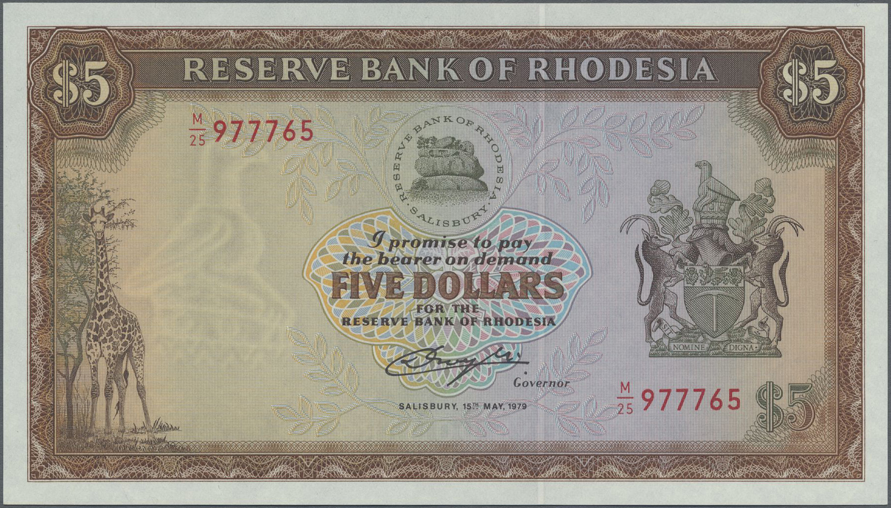 Lot 00400 - Rhodesia / Rhodesien | Banknoten - Auktionshaus Christoph Gärtner GmbH & Co. KG 55th AUCTION - Day 1 Lot 00400 - Rhodesia / Rhodesien | Banknoten - Auktionshaus Christoph Gärtner GmbH & Co. KG 55th AUCTION - Day 1