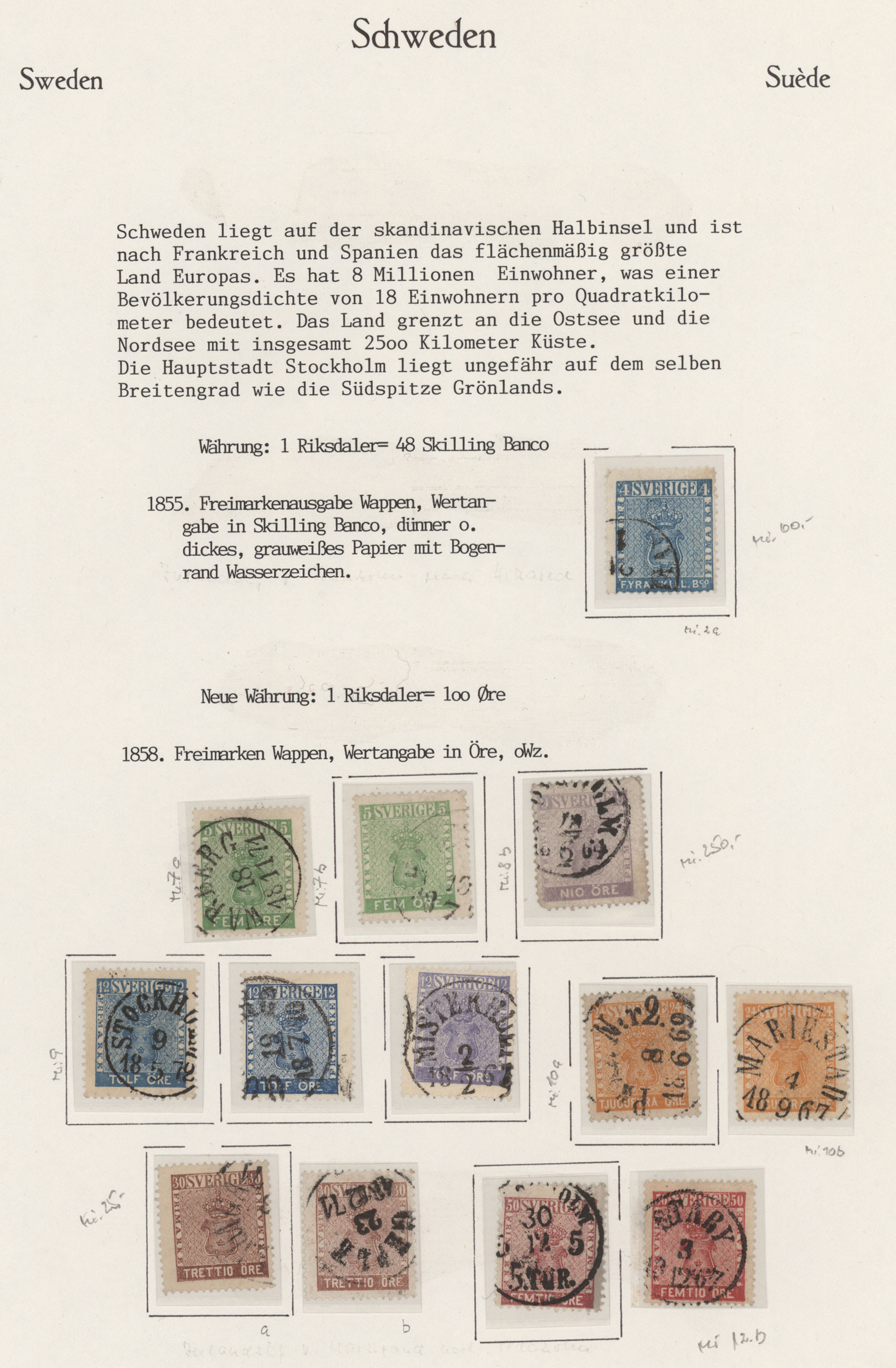 Lot 12637 - schweden - Auktionshaus Christoph Gärtner GmbH & Co. KG 58th AUCTION - Day 4 Lot 12637 - schweden - Auktionshaus Christoph Gärtner GmbH & Co. KG 58th AUCTION - Day 4
