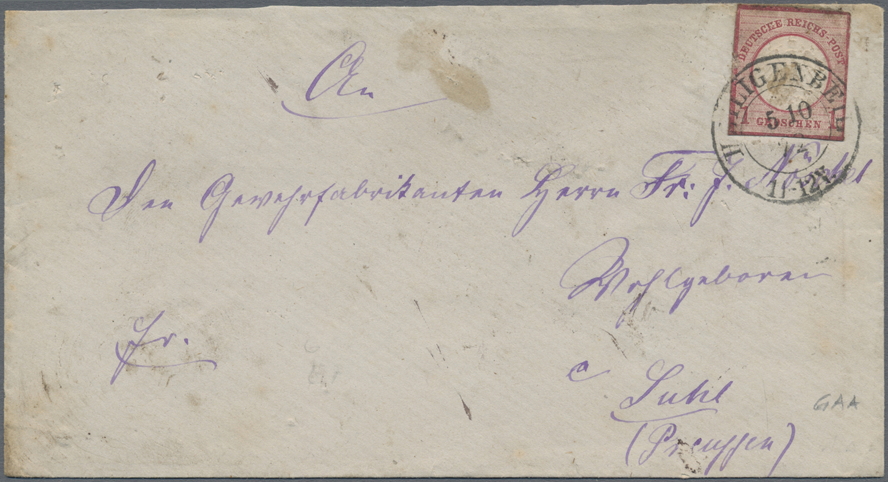 Lot 05381 - Deutsches Reich - Ganzsachen - Auktionshaus Christoph Gärtner GmbH & Co. KG 57th AUCTION - Day 3 Lot 05381 - Deutsches Reich - Ganzsachen - Auktionshaus Christoph Gärtner GmbH & Co. KG 57th AUCTION - Day 3