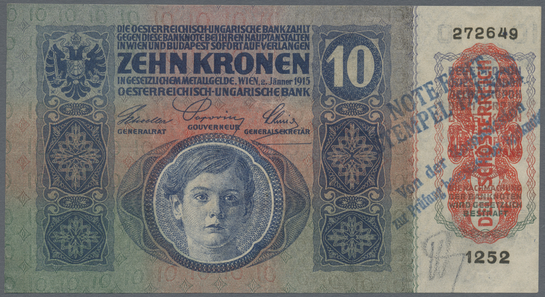 Lot 78 - Austria / Österreich | Banknoten  -  Auktionshaus Christoph Gärtner GmbH & Co. KG Bank notes Auction #42 Day 1