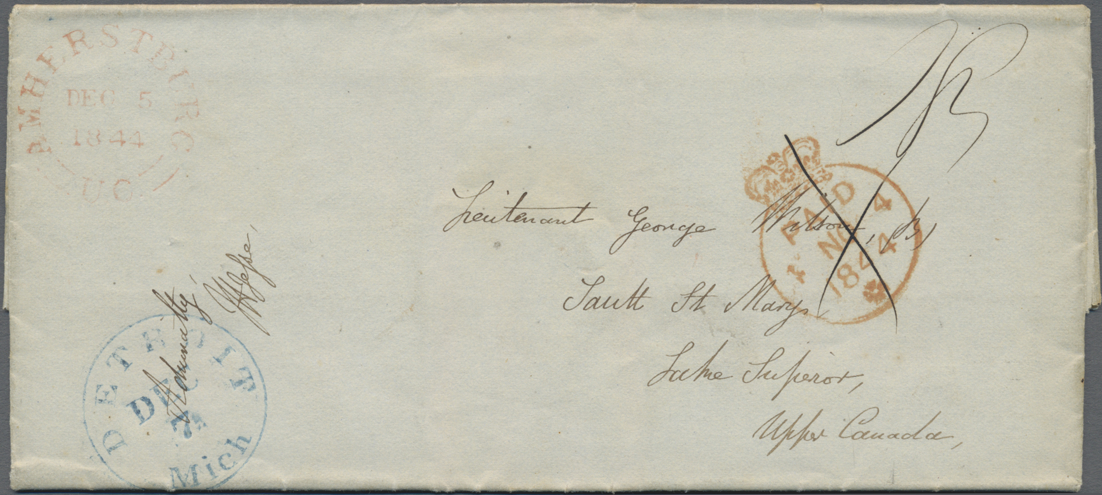Lot 02919 - Canada - Vorphila / Stampless Covers - Auktionshaus Christoph Gärtner GmbH & Co. KG 57th AUCTION - Day 2 Lot 02919 - Canada - Vorphila / Stampless Covers - Auktionshaus Christoph Gärtner GmbH & Co. KG 57th AUCTION - Day 2