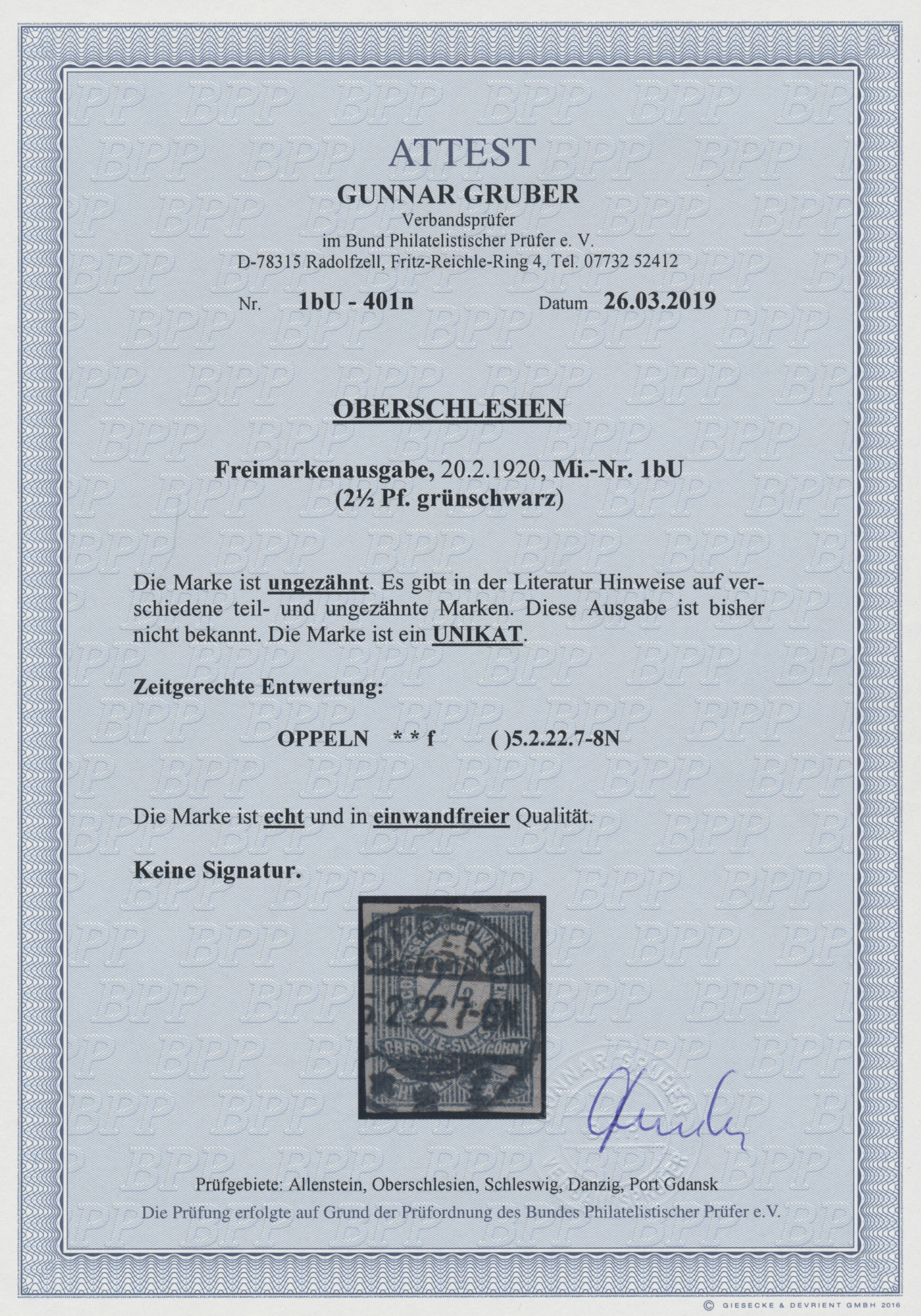 Lot 5272 - Deutsche Abstimmungsgebiete: Oberschlesien  -  Auktionshaus Christoph Gärtner GmbH & Co. KG 54th AUCTION - Day 3