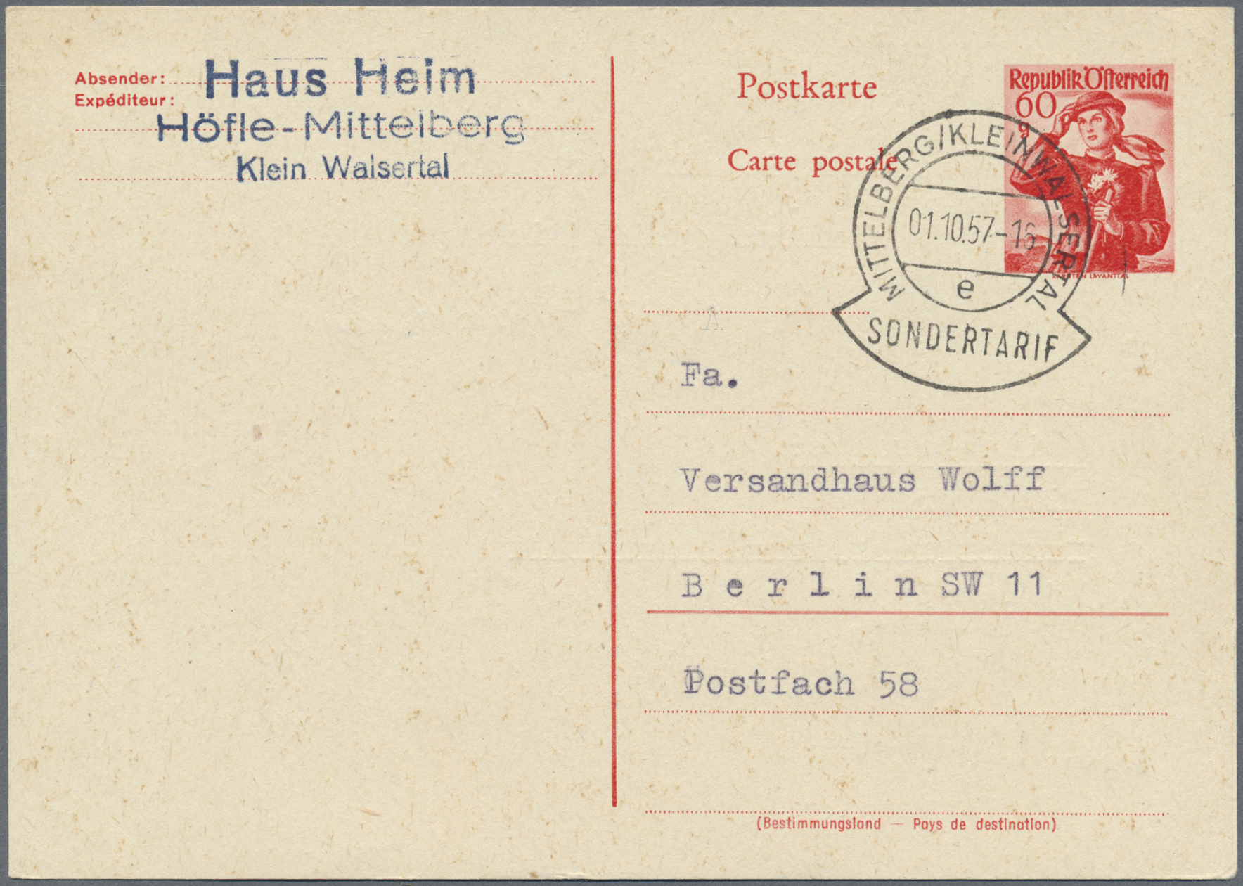 Stamp Auction Osterreich Ganzsachen Collections Overseas
