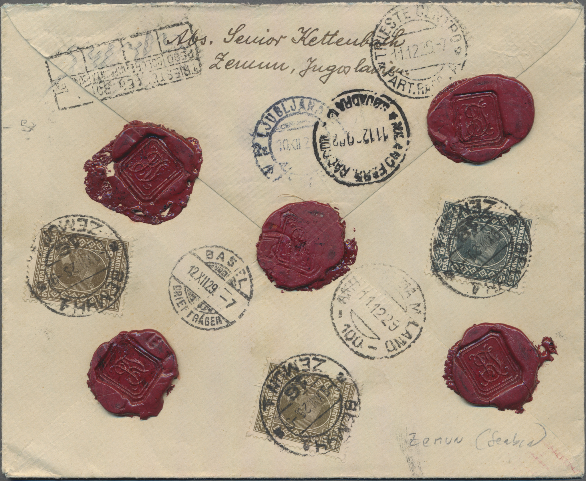 Lot 06473 - jugoslawien  -  Auktionshaus Christoph Gärtner GmbH & Co. KG 53rd AUCTION - Day 4, Collections Overseas, Air & Shipmail, Thematics, Europe