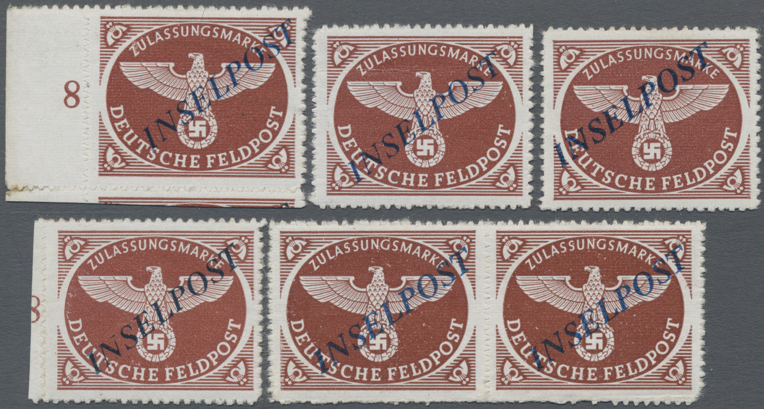 Lot 06152 - feldpostmarken - Auktionshaus Christoph Gärtner GmbH & Co. KG 57th AUCTION - Day 3 Lot 06152 - feldpostmarken - Auktionshaus Christoph Gärtner GmbH & Co. KG 57th AUCTION - Day 3
