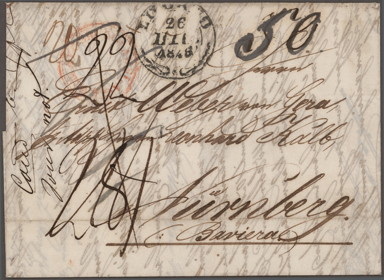 Lot 09686 - Bayern - Vorphila | Markenlose Briefe - Auktionshaus Christoph Gärtner GmbH & Co. KG 59th AUCTION - day 5 Lot 09686 - Bayern - Vorphila | Markenlose Briefe - Auktionshaus Christoph Gärtner GmbH & Co. KG 59th AUCTION - day 5